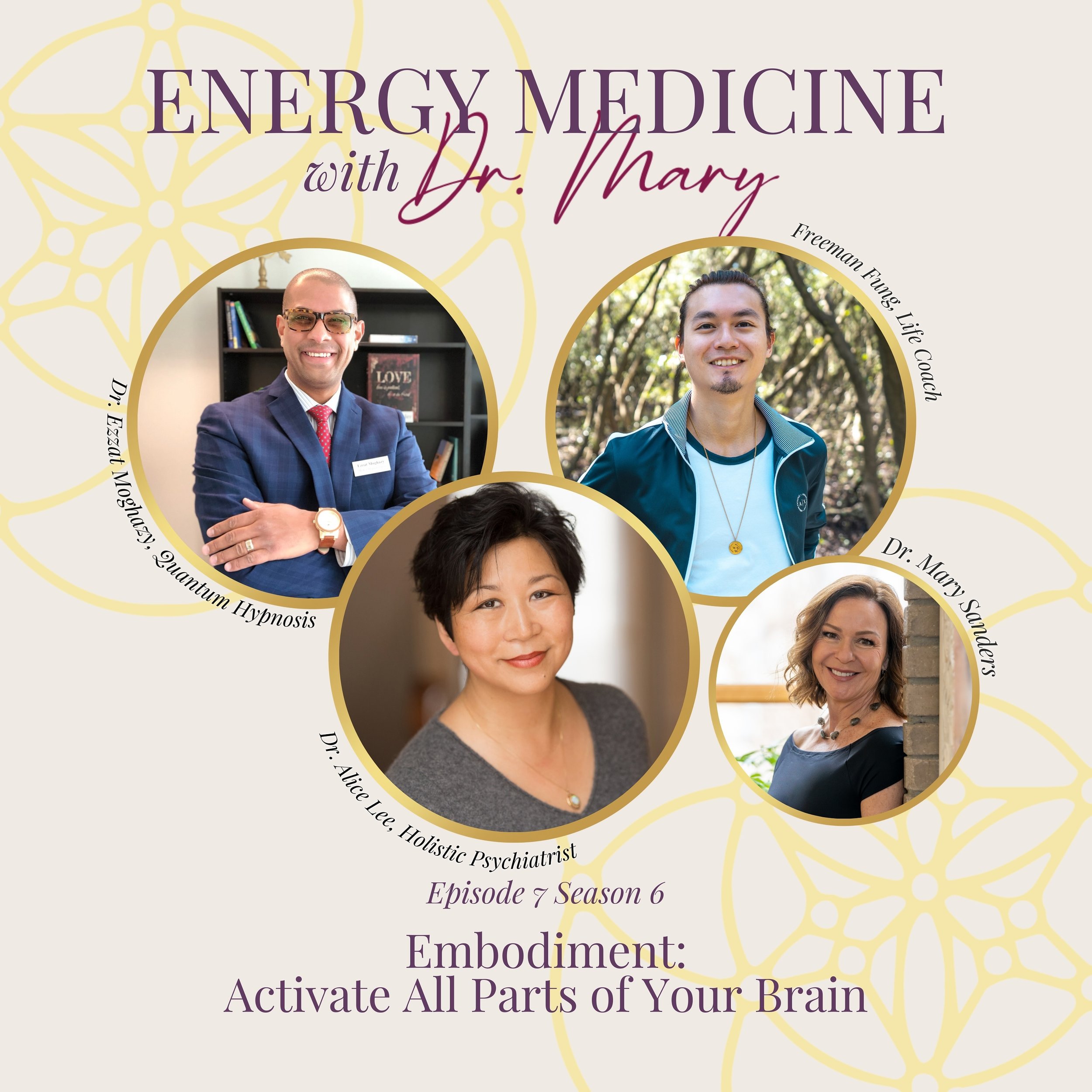 🌟 Ready to dive deep into inner journey mastery and elevate your travel wellbeing game? 🎙️✈️✨

Joined by Holistic Psychiatry expert Dr. Alice Lee, Quantum Hypnosis specialist Dr. Ezzat Moghazy, and our inspiring Energy Medicine Podcast Host, Dr. Ma