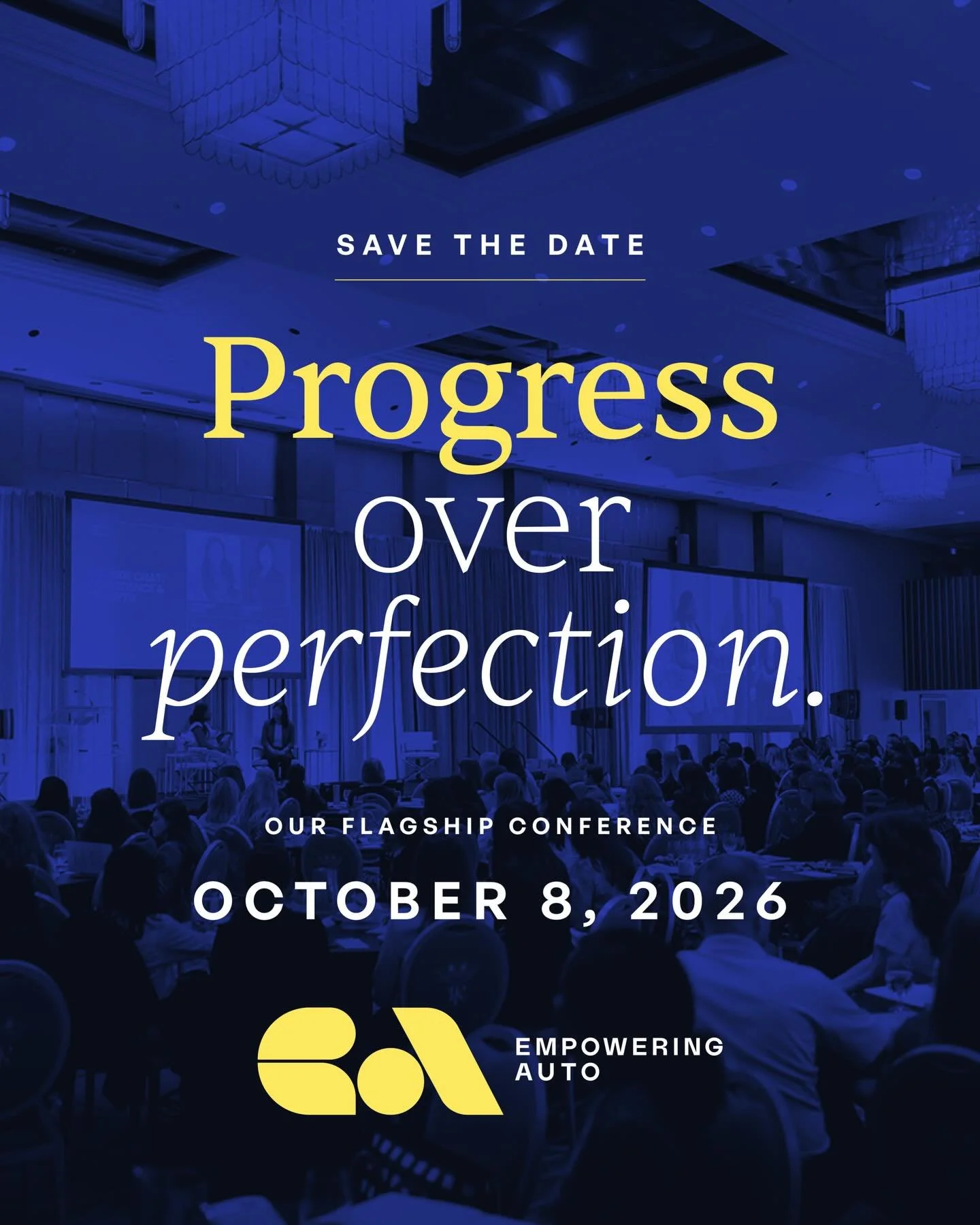 Waiting until it&rsquo;s perfect.
Holding back until you feel &ldquo;ready.&rdquo;

As we head into Year 5 of Empowering Auto, we&rsquo;re choosing Progress Over Perfection, because real growth comes from showing up, not getting it flawless.

Save th