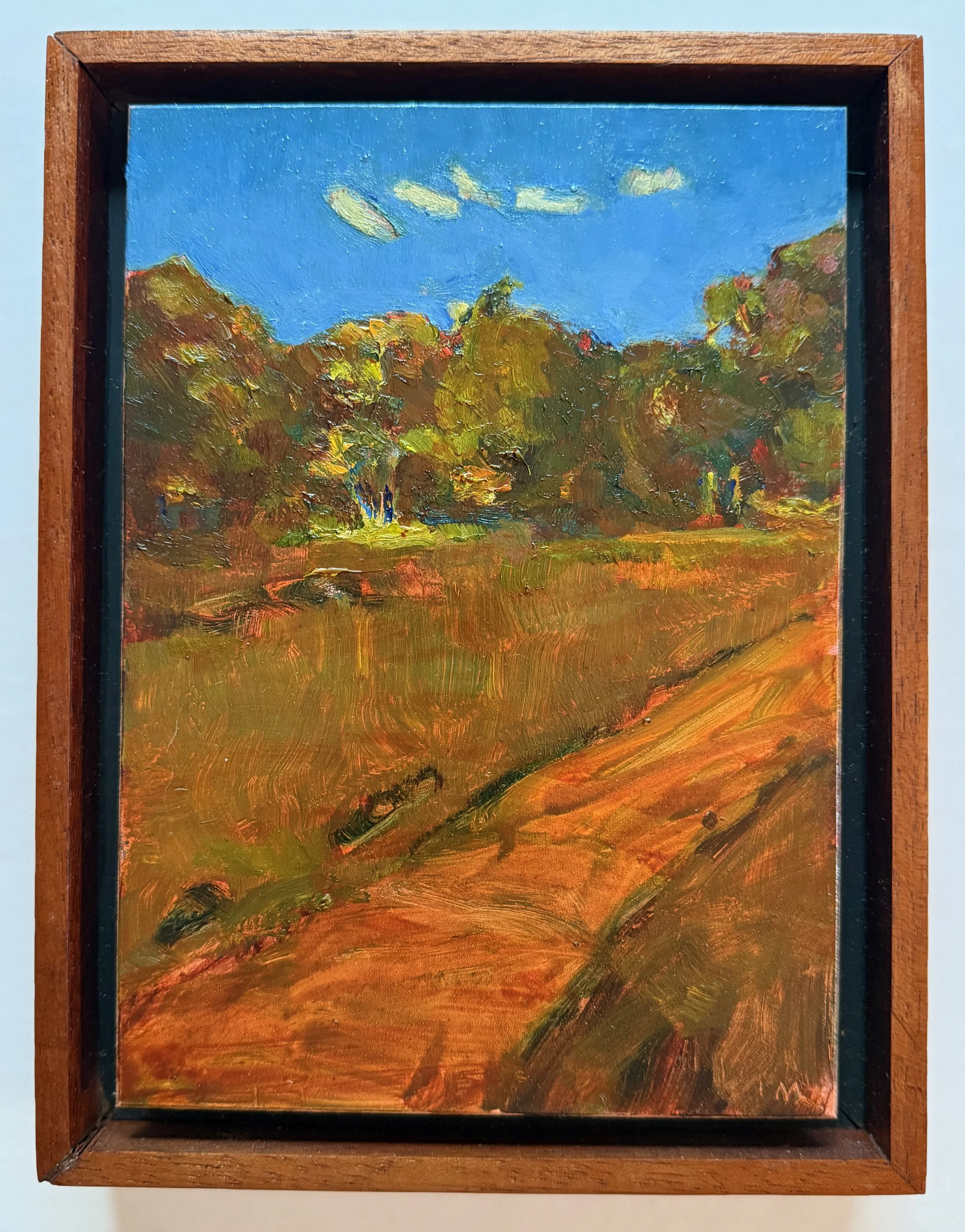09.13.2022 S.A. Park. Oil on panel, 5x7", plus frame