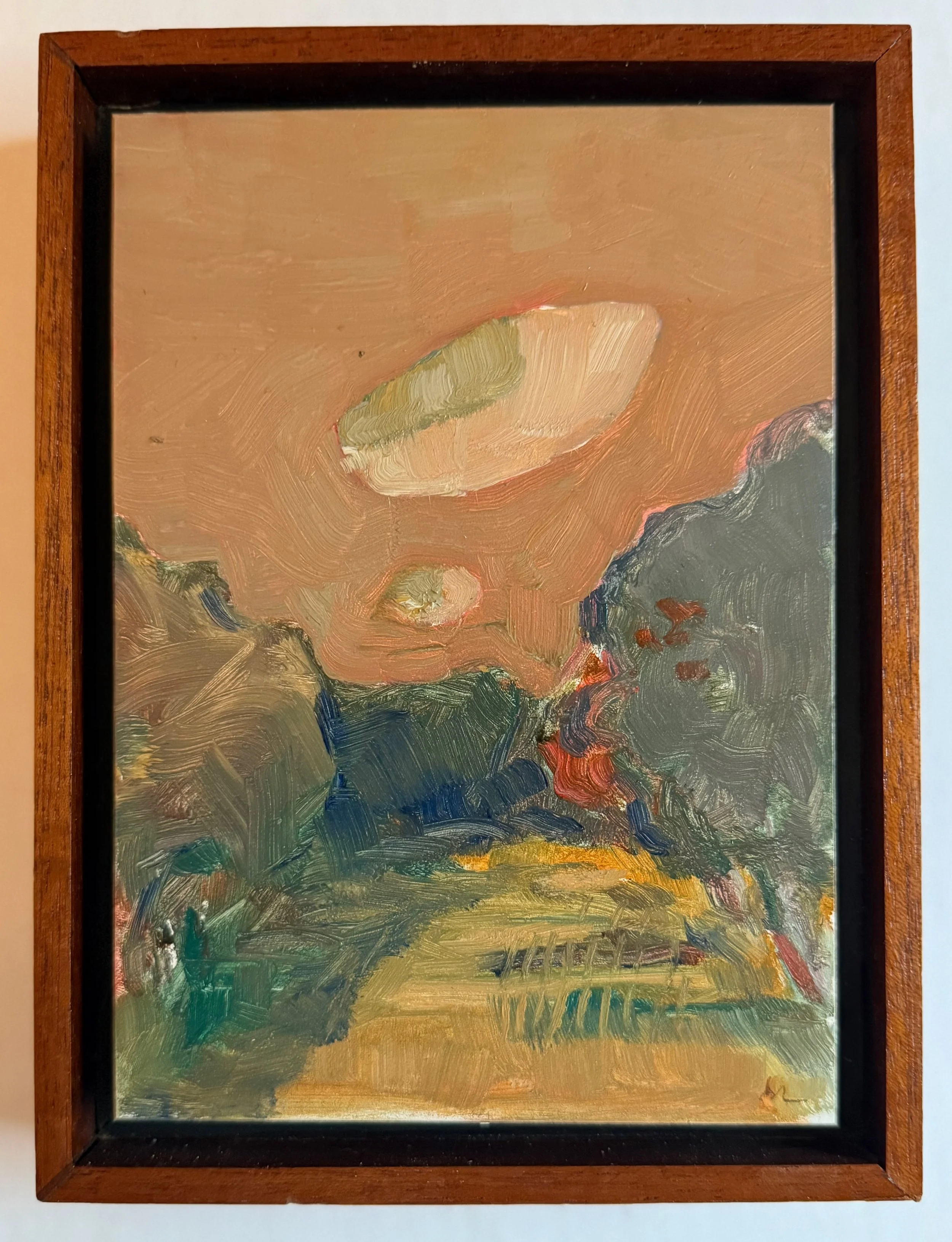 07.20.2022 S.A. Park. Oil on panel, 5x7" plus frame