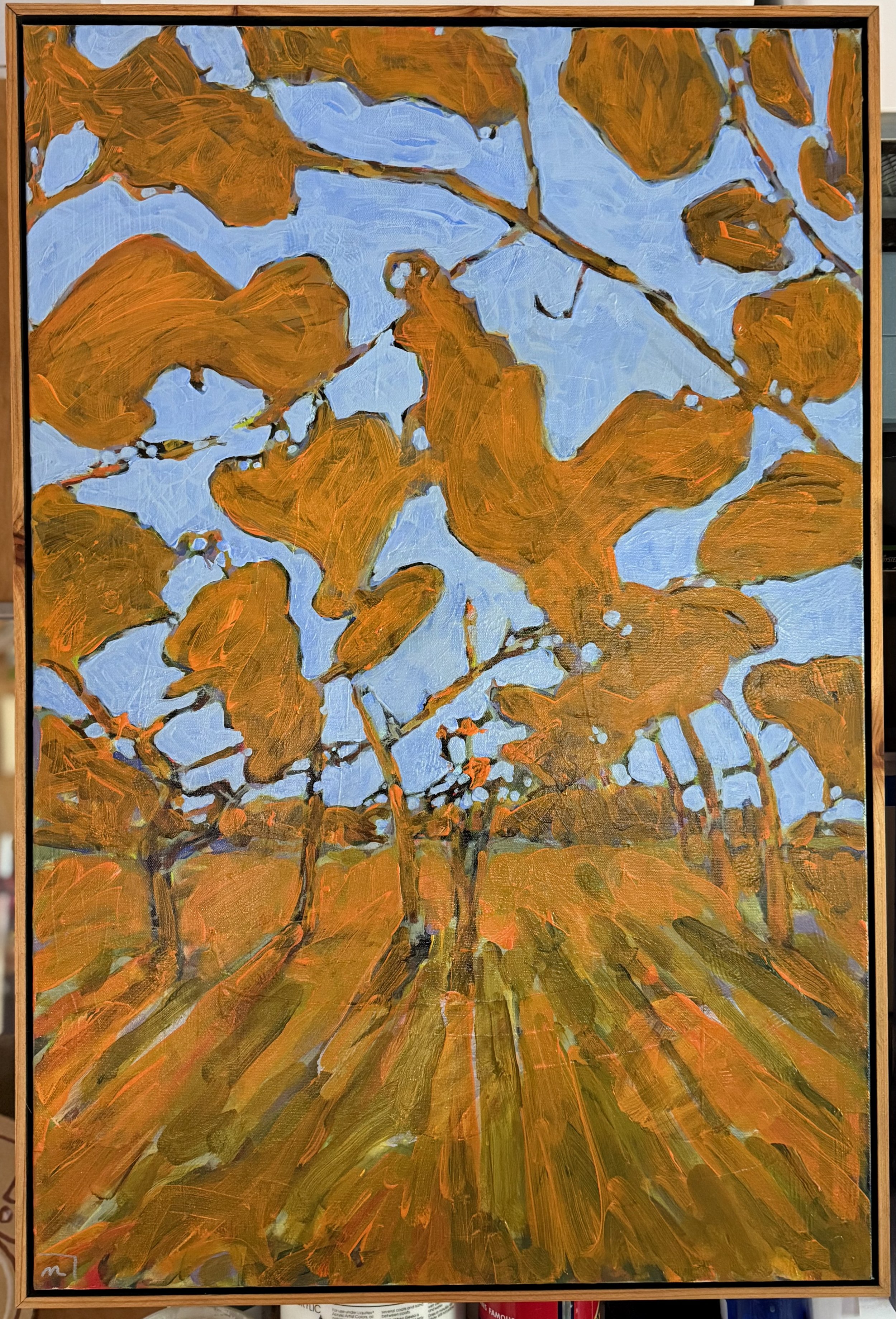 S.A. Park. Acrylic on canvas, 24x36"