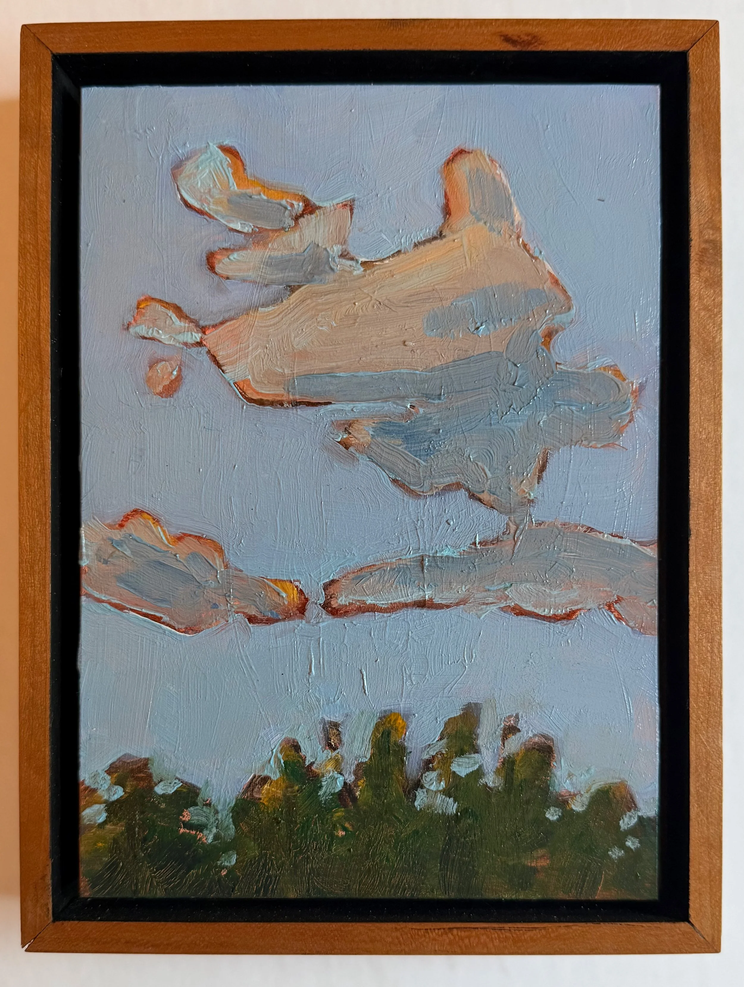 07.23.2022 S.A. Park. Oil on panel, 5x7", plus frame