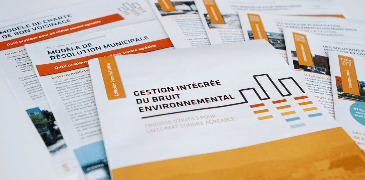 Page couverture du document Gestion intégrée du bruit environnemental, photo de Vivre en Ville