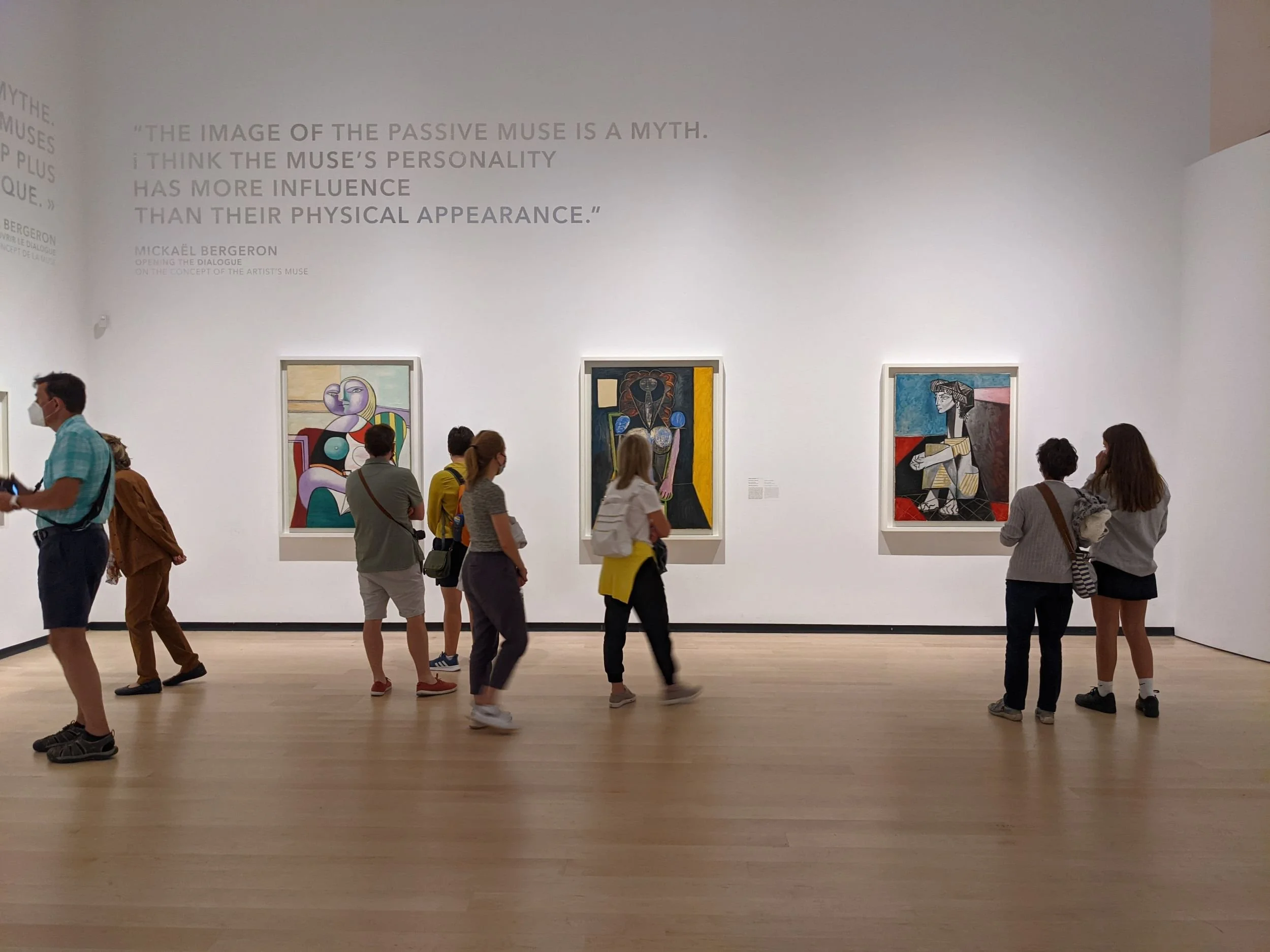 Salle d'exposition au Musée national des beaux-arts du Québec, photo prise par Stéphanie Gamache