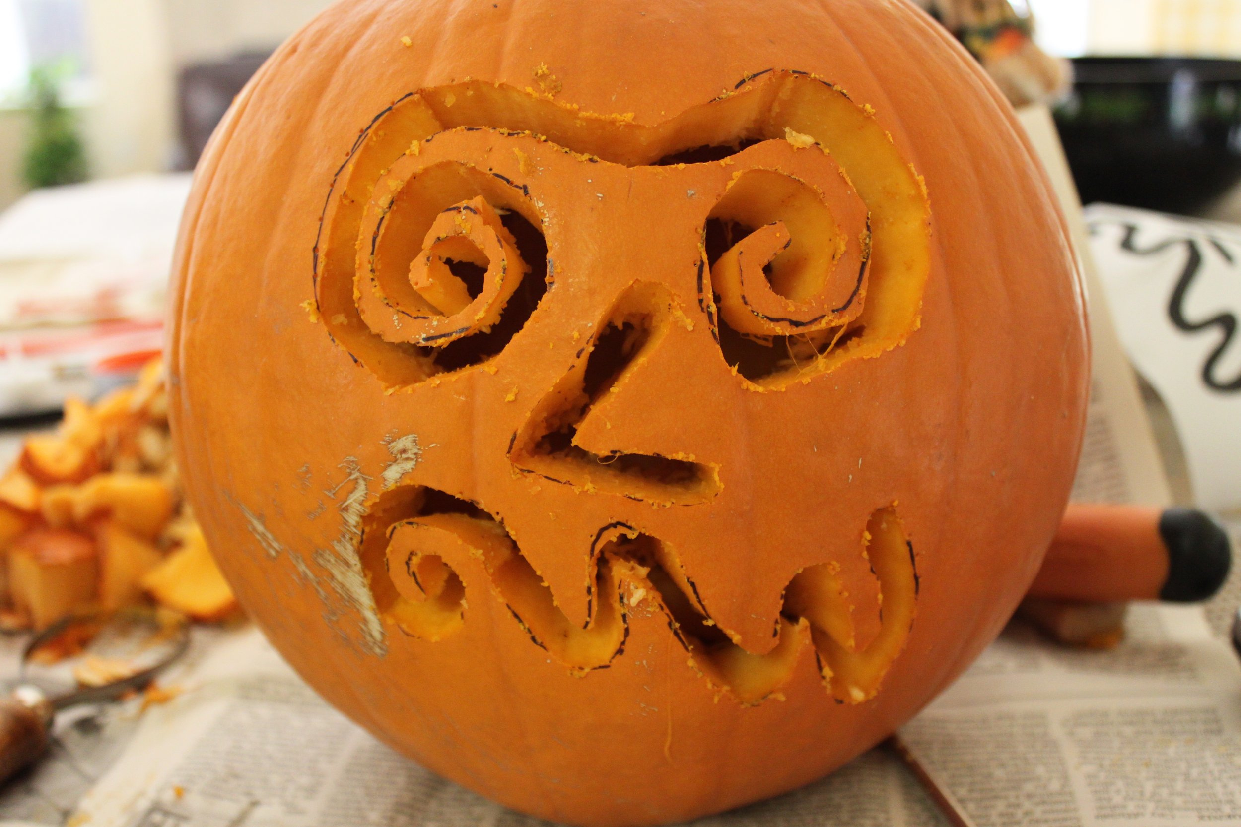 carved pumpkin