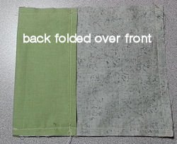 envelope back pillow