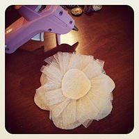 fabric flower