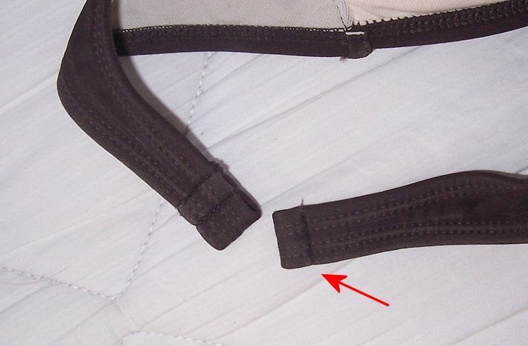 remove broken hook on bra or swimsuit top