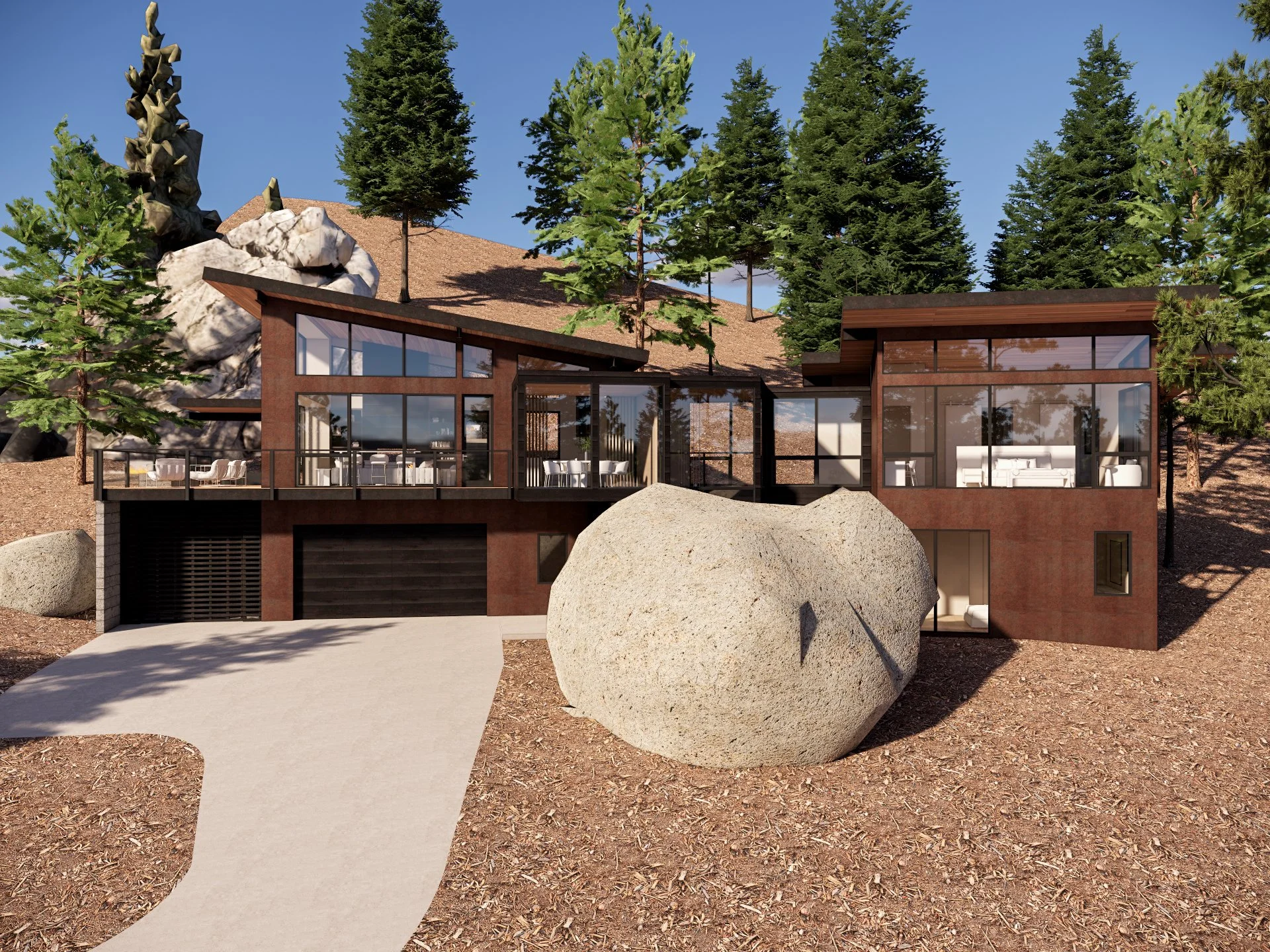 Boulder Retreat exterior rendering