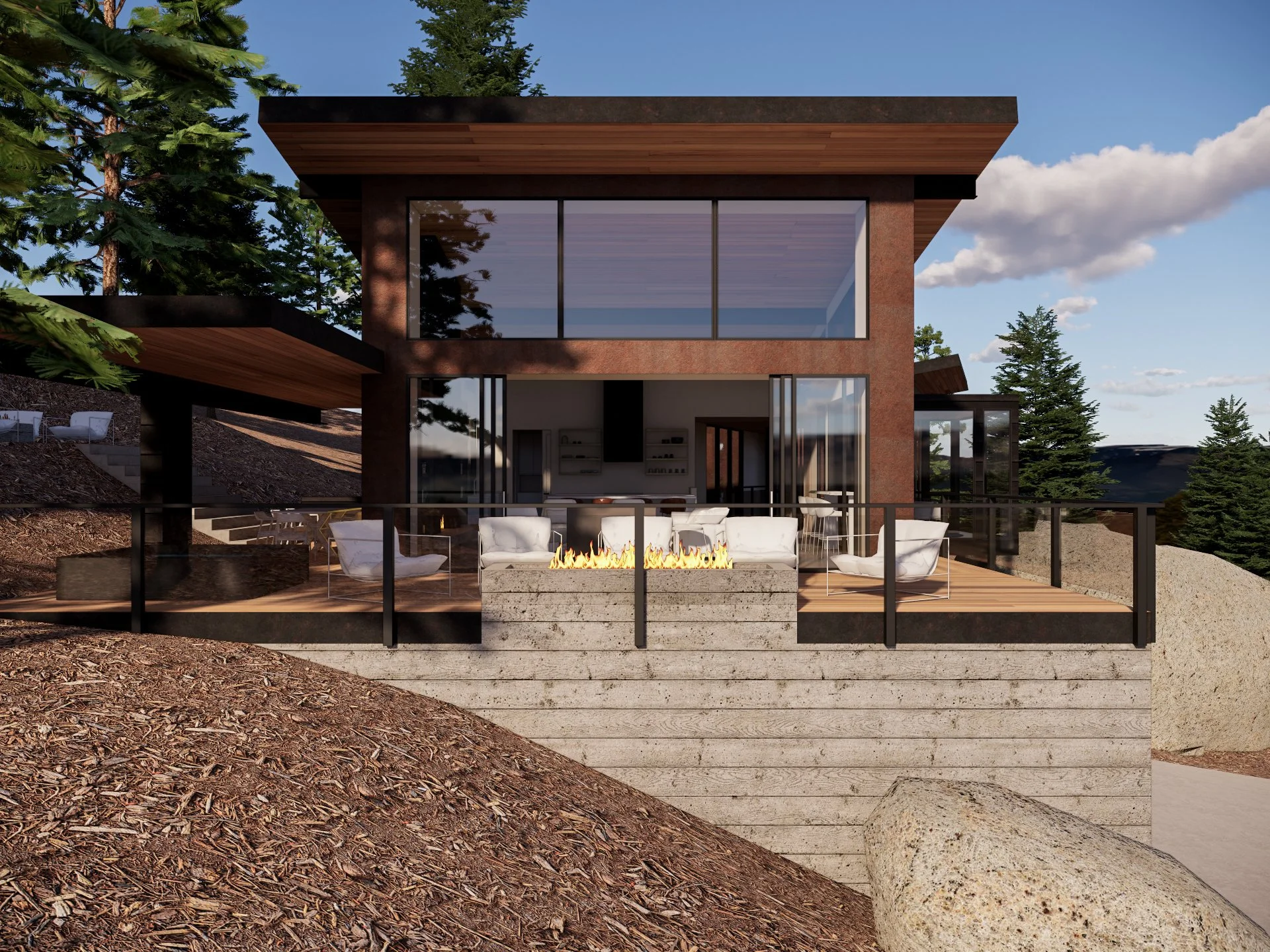 Boulder Retreat exterior rendering