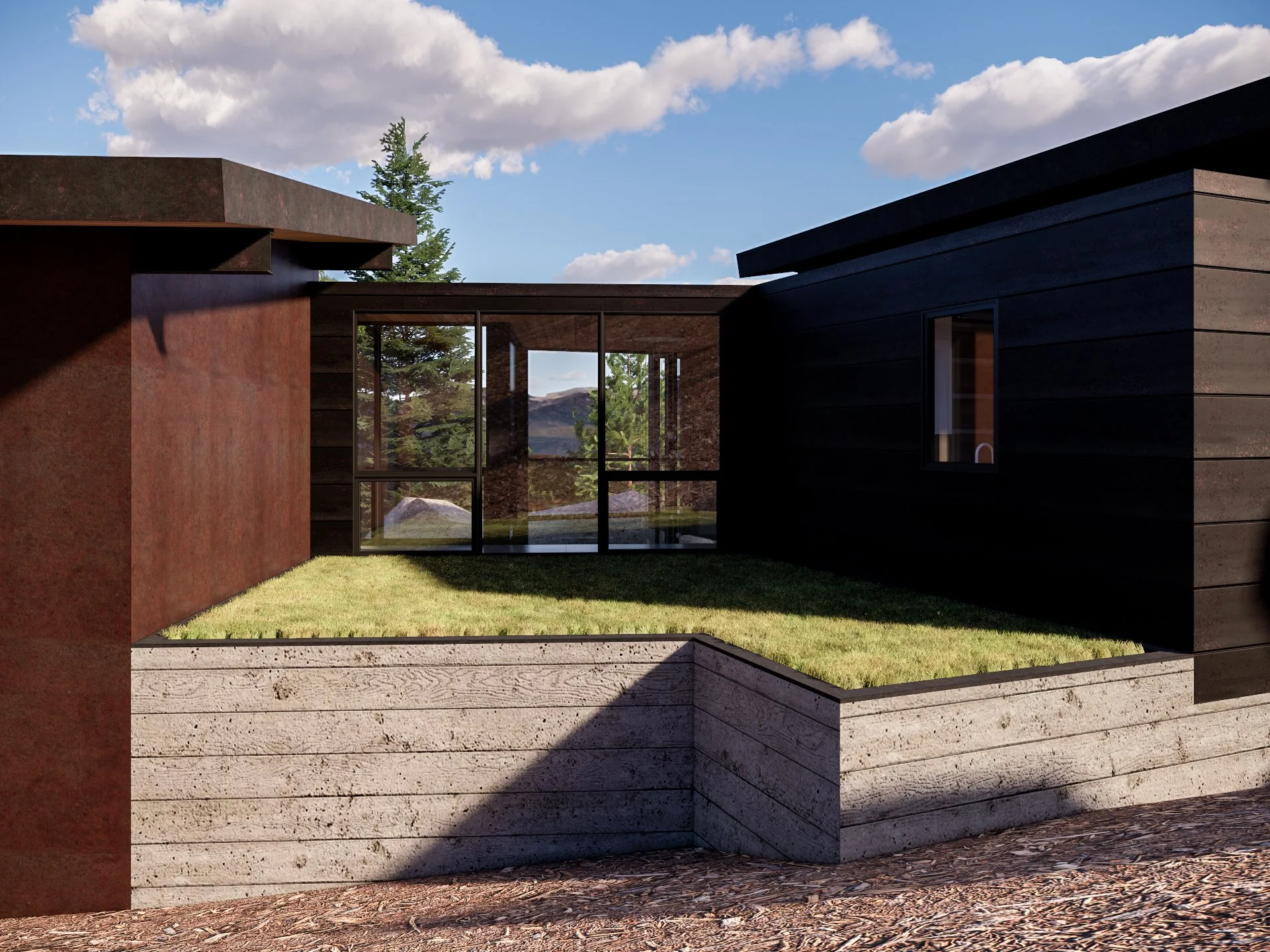 Boulder Retreat exterior rendering