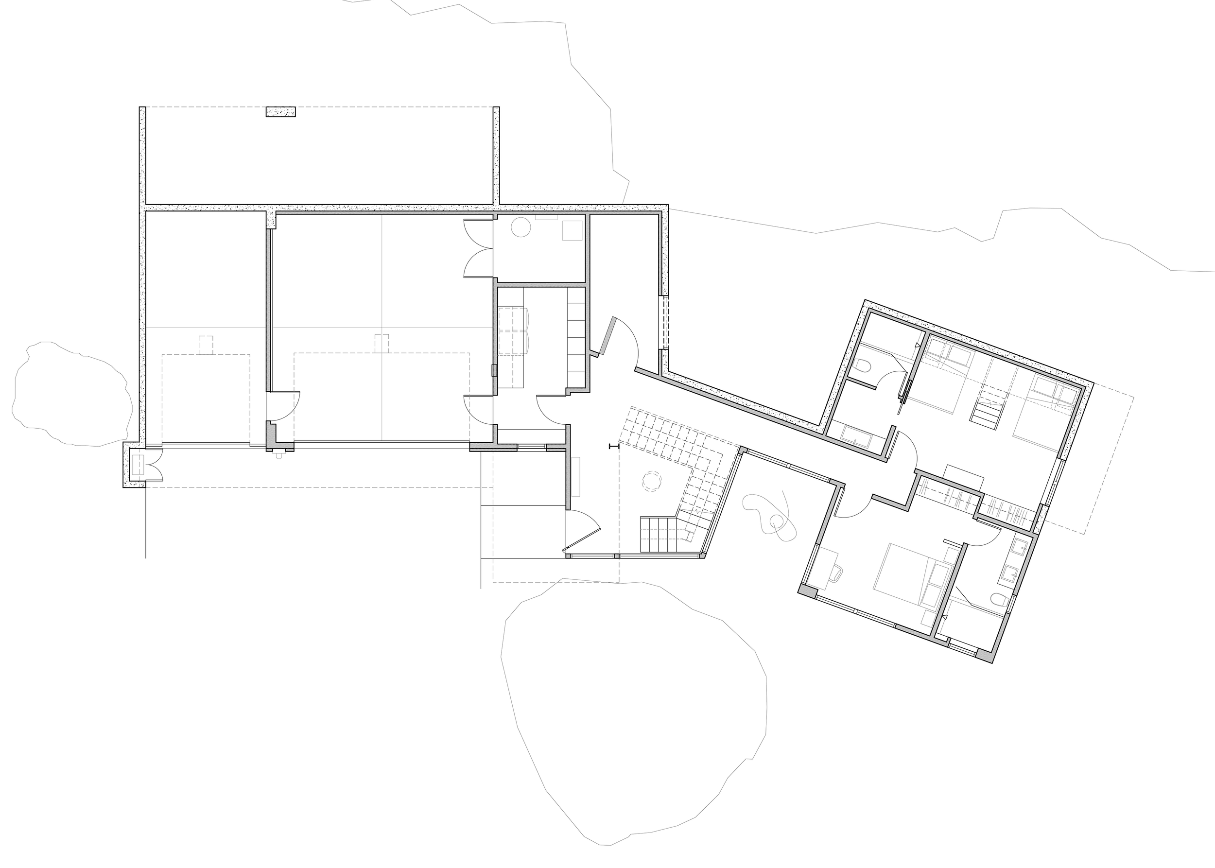 Boulder Retreat Lower Floor Plan