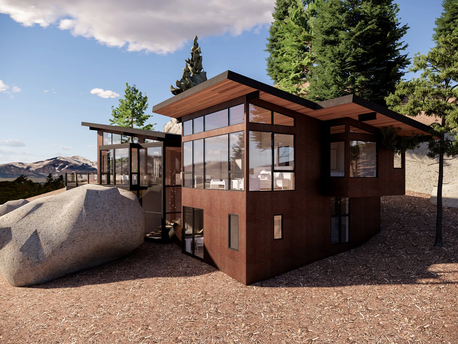 Boulder Retreat exterior rendering