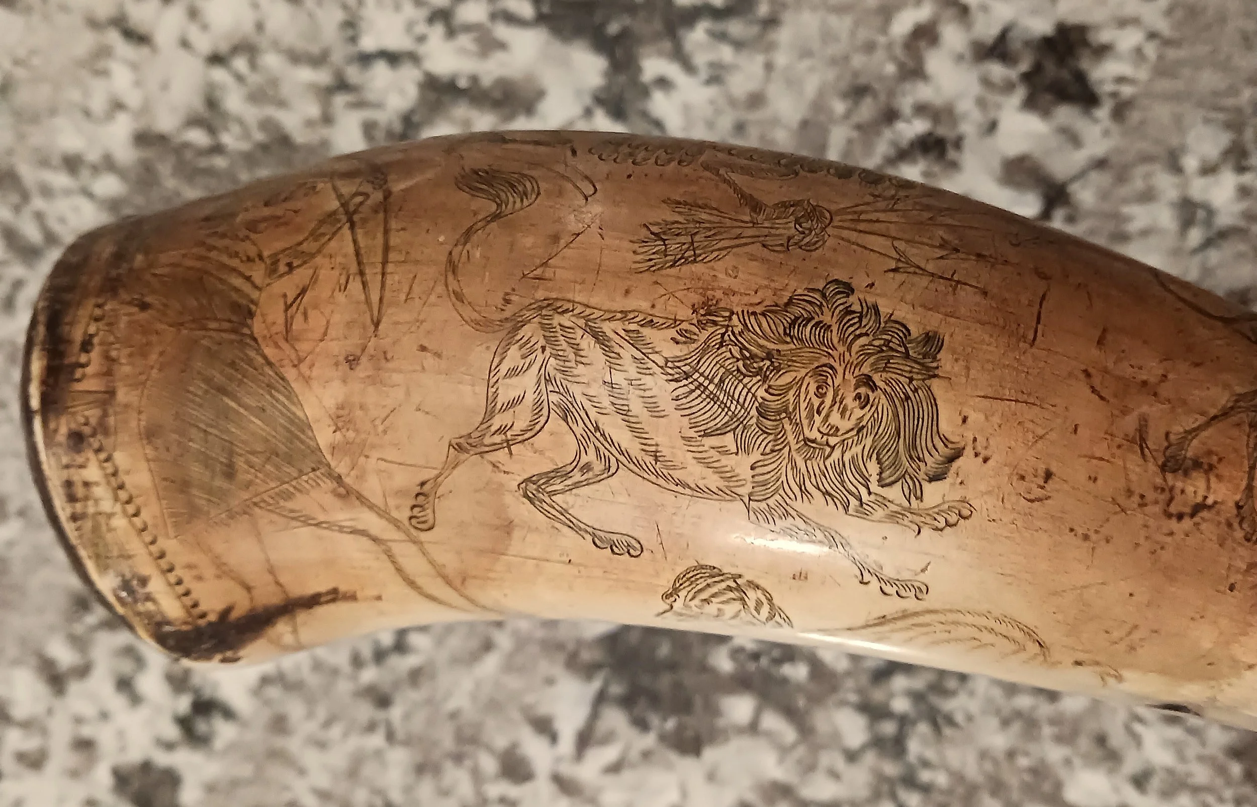 Another Tansel Powder Horn Loses its Original Bag ©