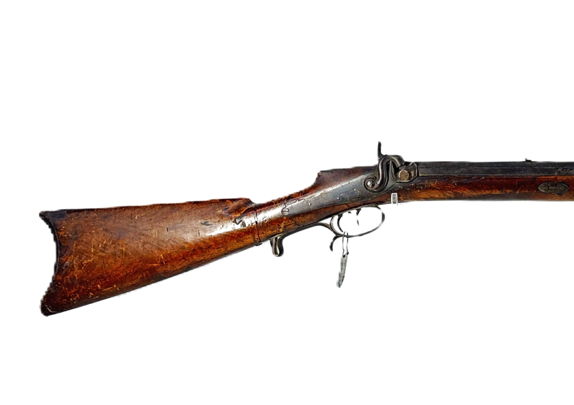 A Fine Benjamin Mills Rifle in Rough, Neglected Condition ©