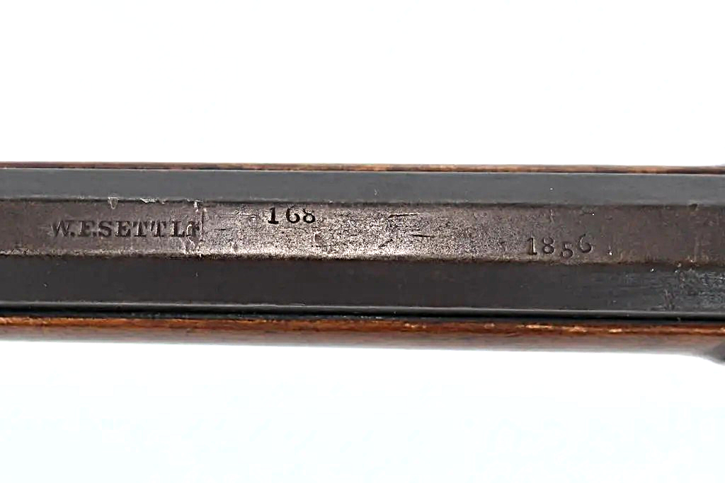 Willis F. Settle’s “1856” Rifle with a Full Patchbox ©