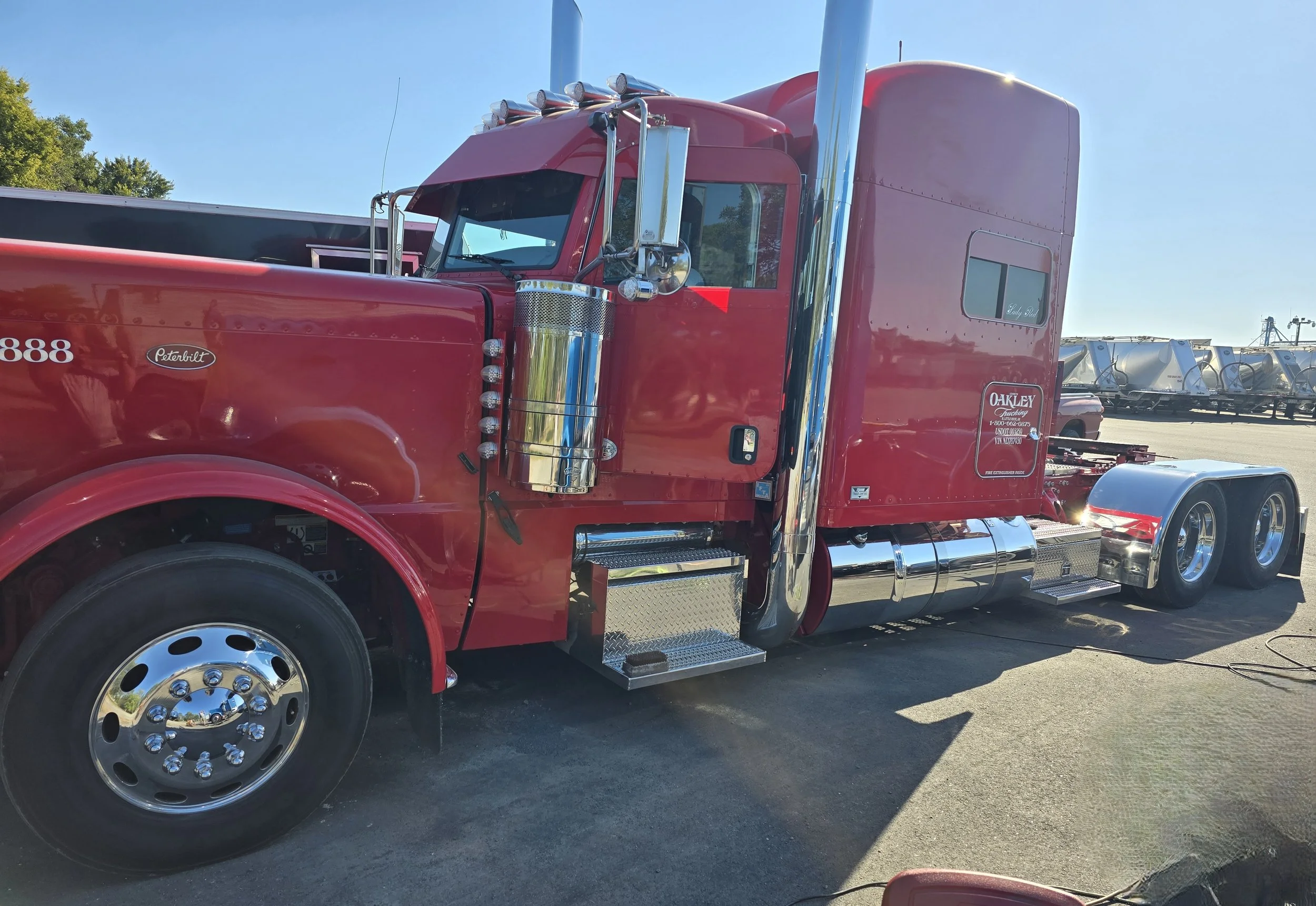 Semi Truck paint polish. Semi Truck metal polish. Semi truck interior detail. Semi truck exterior detail.