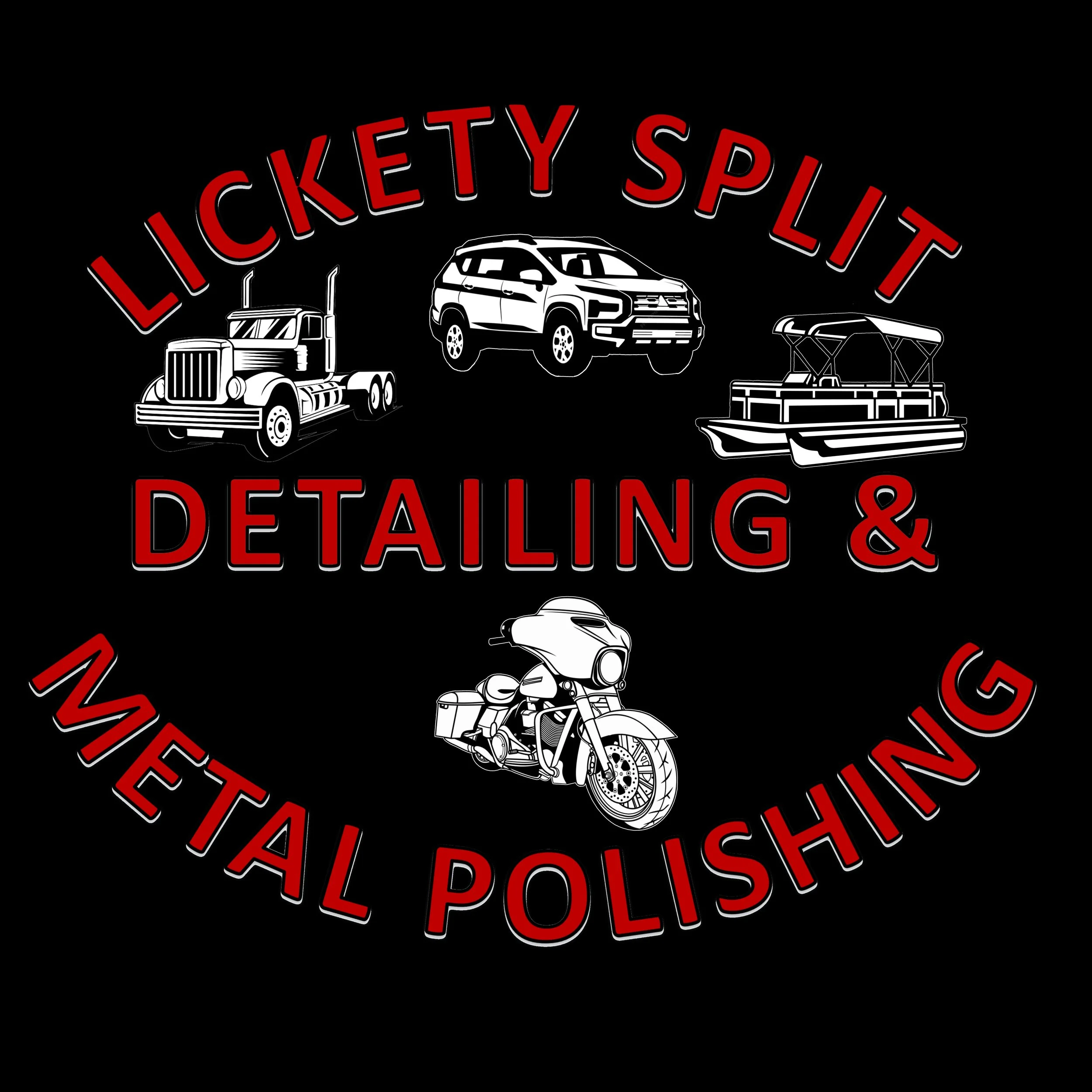 Business Logo for Mobile Detailing of Semi Trucks, Vehicles, Boats, Motorcycles, ATV's, RV's, Tractors, Heavy Equipment, Farm Trailers.