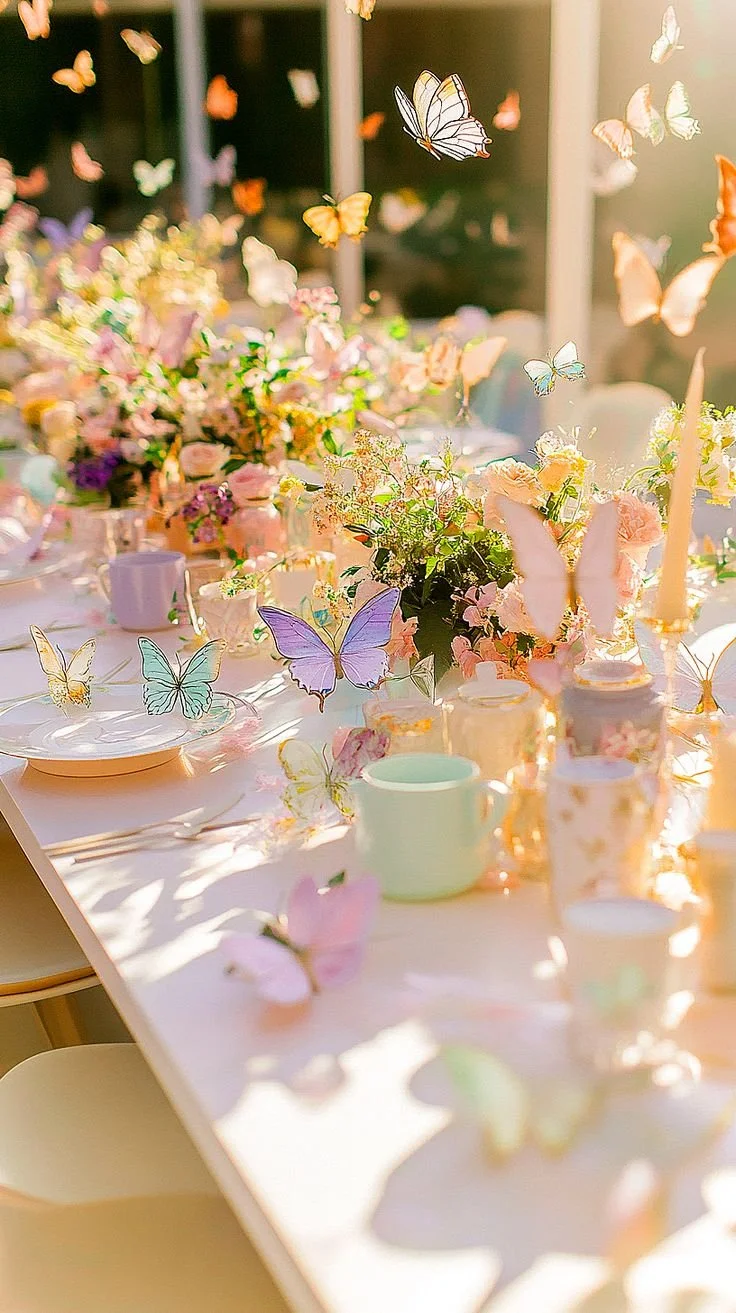 Create a magical atmosphere with butterfly party….jpg