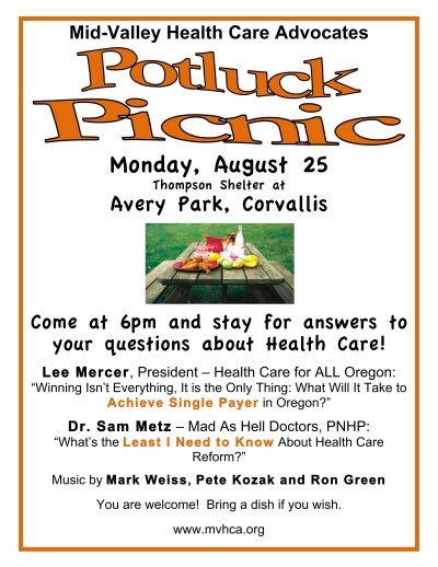 MVHCA Annual Potluck Picnic!