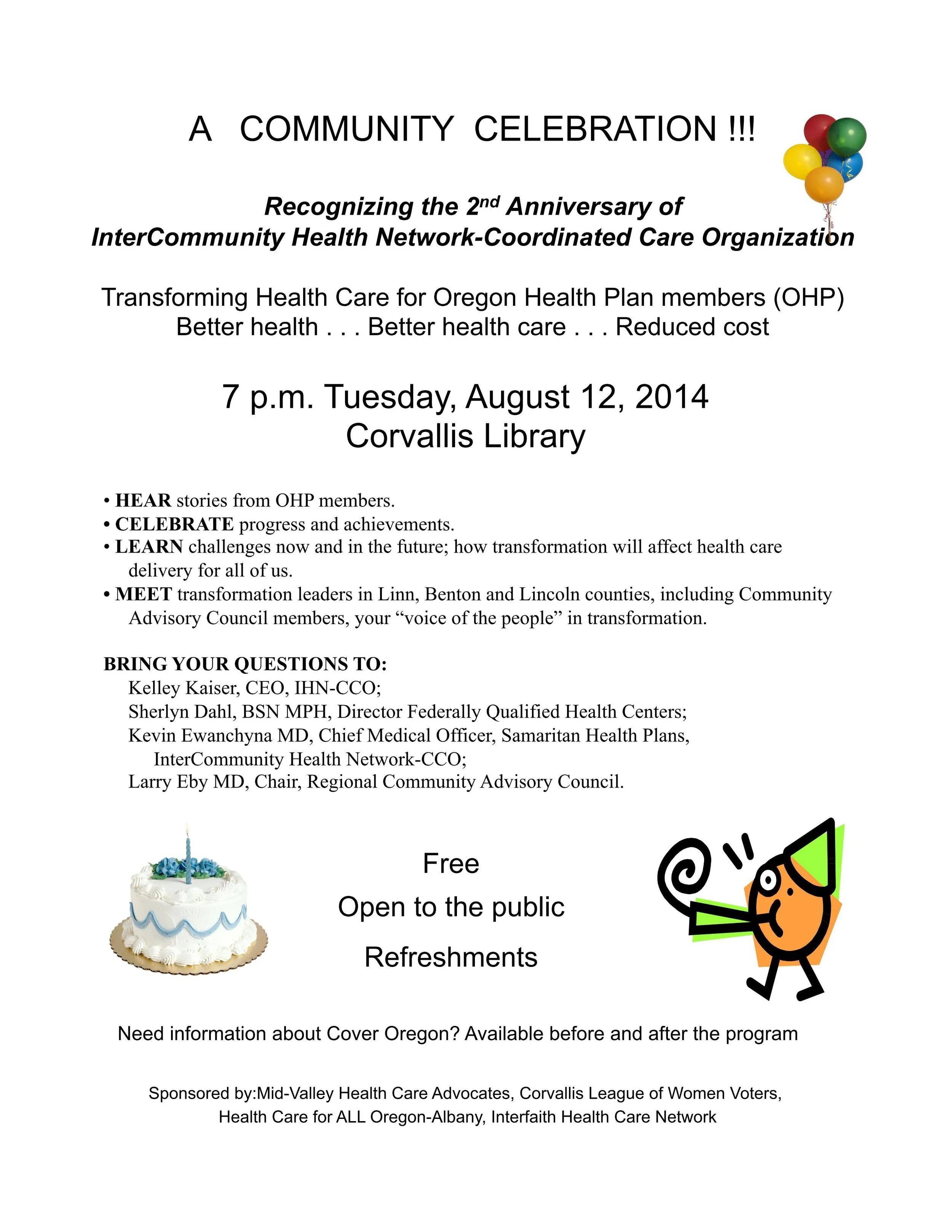 A Community Celebration!