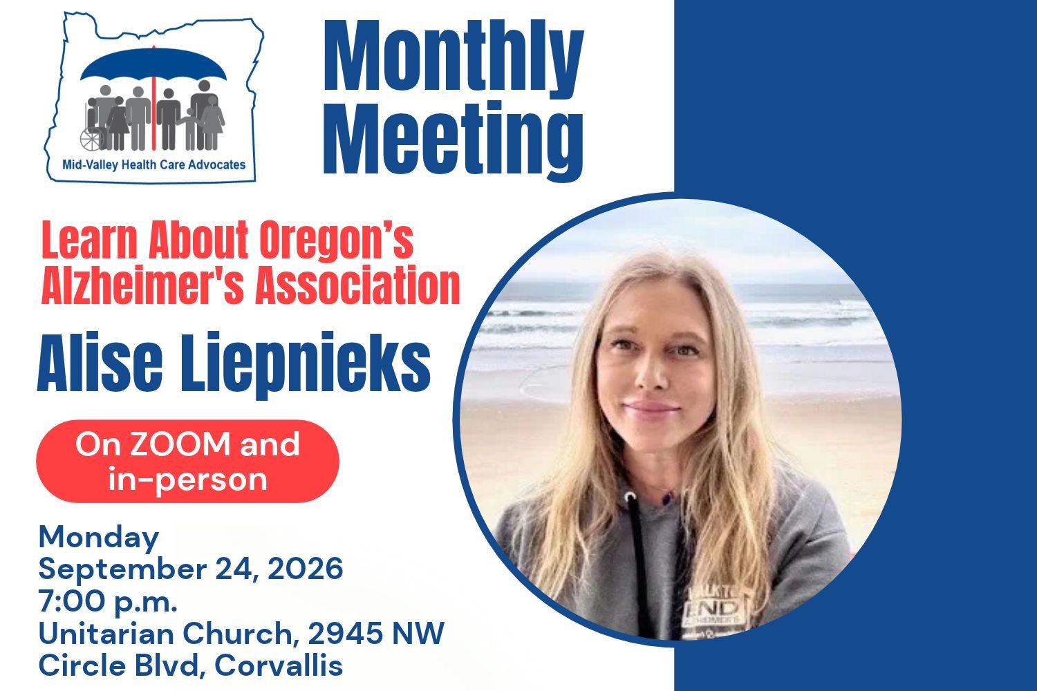 Public Meeting! Learn About Oregon’s Alzheimer’s Association 