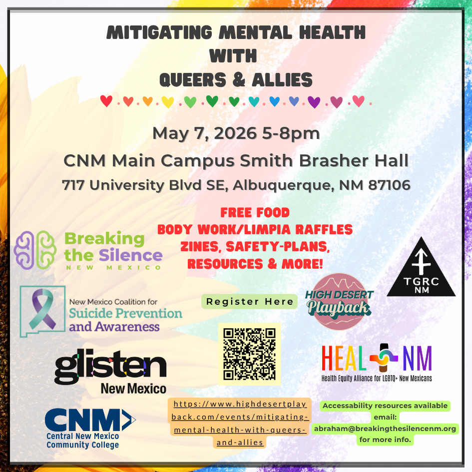 Mitigating Mental Health with Queers and Allies