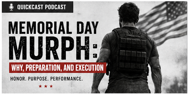 B.W.P. - Memorial Day Murph: Why, Preparation, and Execution