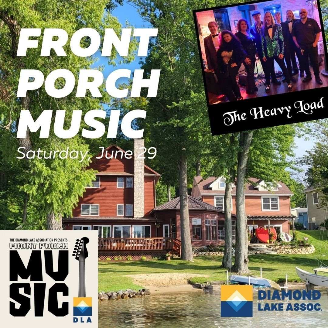 🎵 Front Porch Music 2024 🎵

🗓️Saturday, June 29th
📍 The Island
🎶 Entertainment by The Heavy Load
🏡 Hosted by Sharon Gries
💠 Sponsored by: Wakeside Marine, 51305 SR 19 North, Ph: 574 264-2874 www.wakesidemarine.com

⛵️ We encourage all to come 