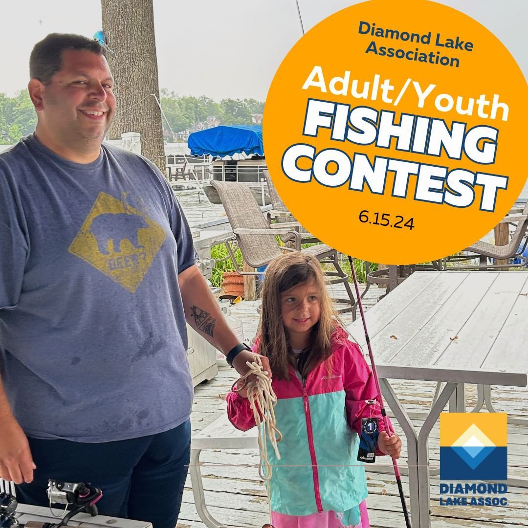 💠 Mark Your Calendar: Adult/Youth Fishing Contest
🔹 Saturday, June 15th. 8:00 AM - 10:00 AM
📍 Park Shore Marina

🐟 Teams will compete for prizes in different categories. Local experts will share their insights about Diamond Lake.
💠 Pre-registrat