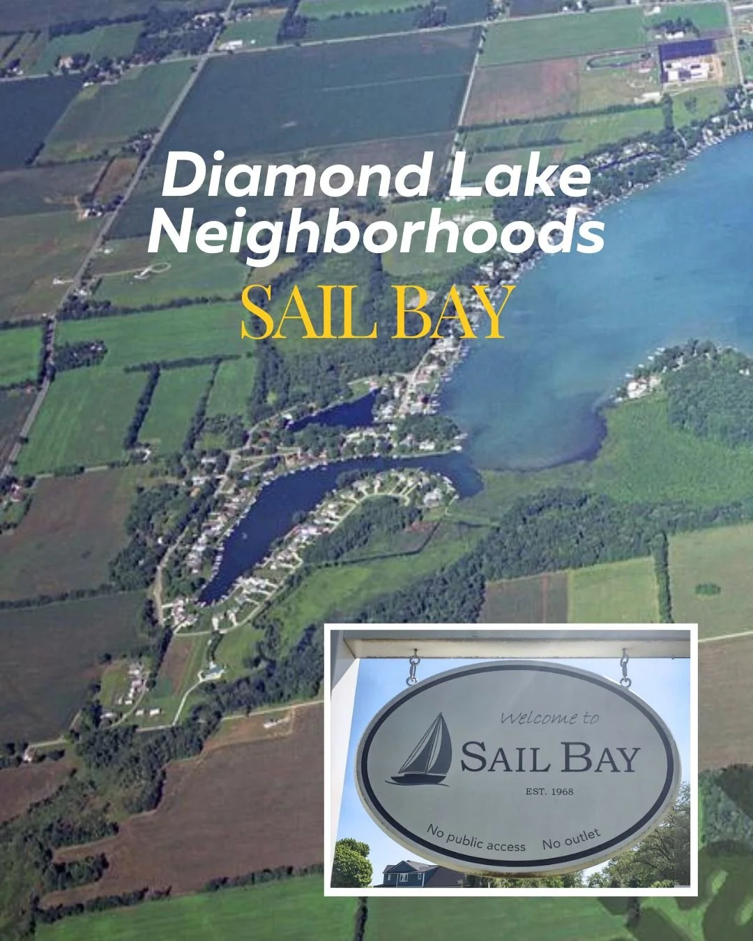 ⛵️ Meet Your Neighbors: Sail Bay Edition!
Discover this unique corner of Diamond Lake:

🔹 Originally a spring-fed marsh, transformed into a bay in 1968
🔹 Home to 71 lots, many with year-round residents
🔹 Boasts a private outlot for community boat 