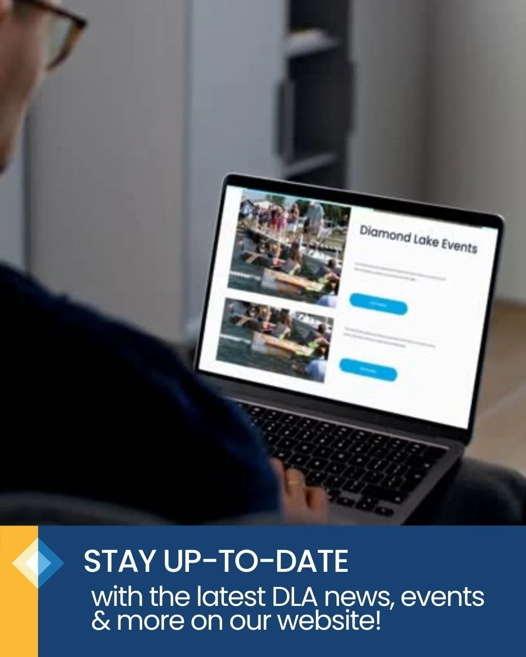 👨&zwj;👩&zwj;👧&zwj;👦 Be a part of our thriving lake community, no matter where you are. 
✉️ Subscribe to the DLA newsletter for community news, stories, and more. 
💠 Stay connected, stay informed! 

🔹 Click the link in the Bio⇪