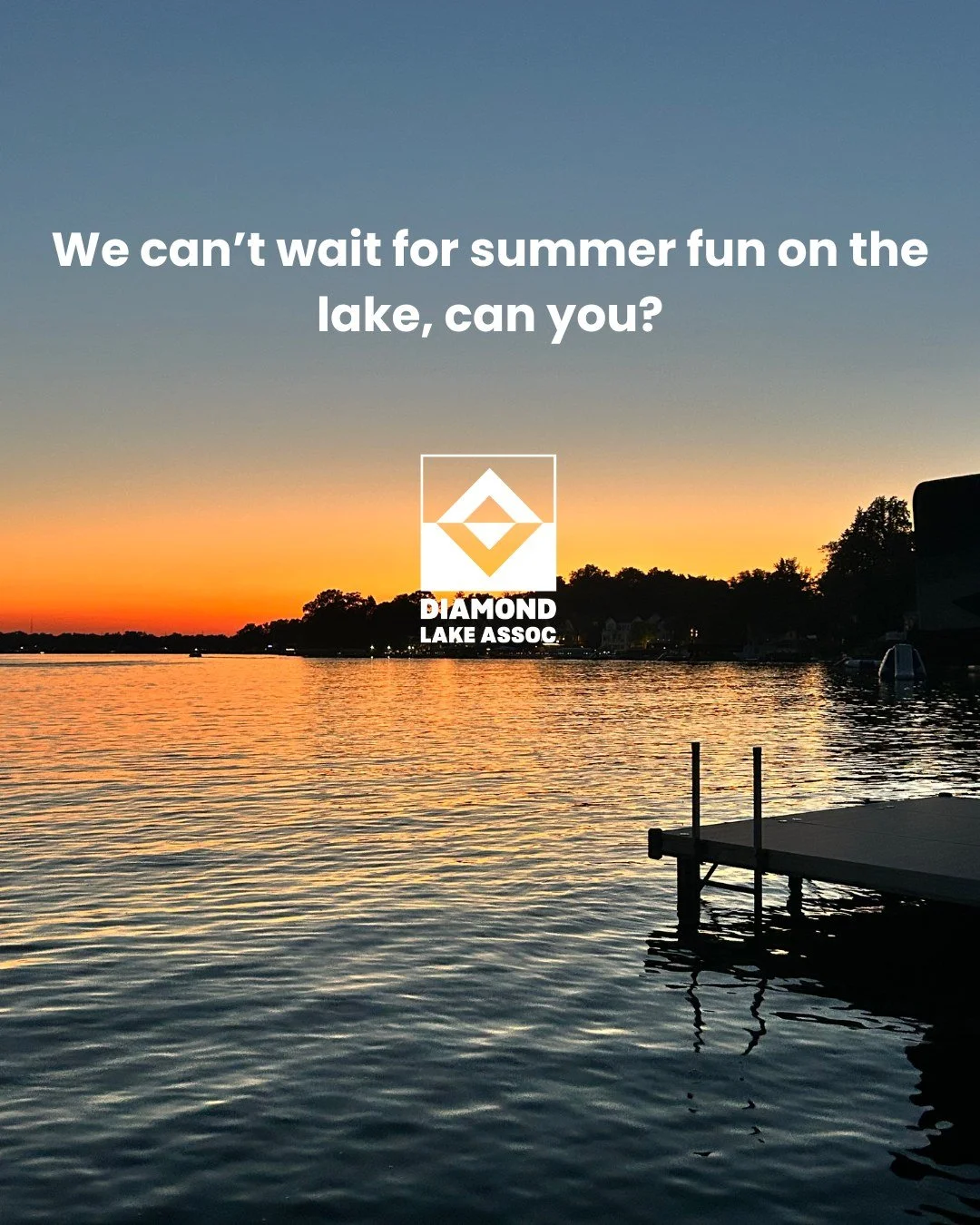 Make sure to follow us so you don't miss any of our summer events! 🌞
⛵

#DiamondLake #DiamondLakeAssociation #DLA #DiamondLakeSandbar #Michigan #Cassopolis
