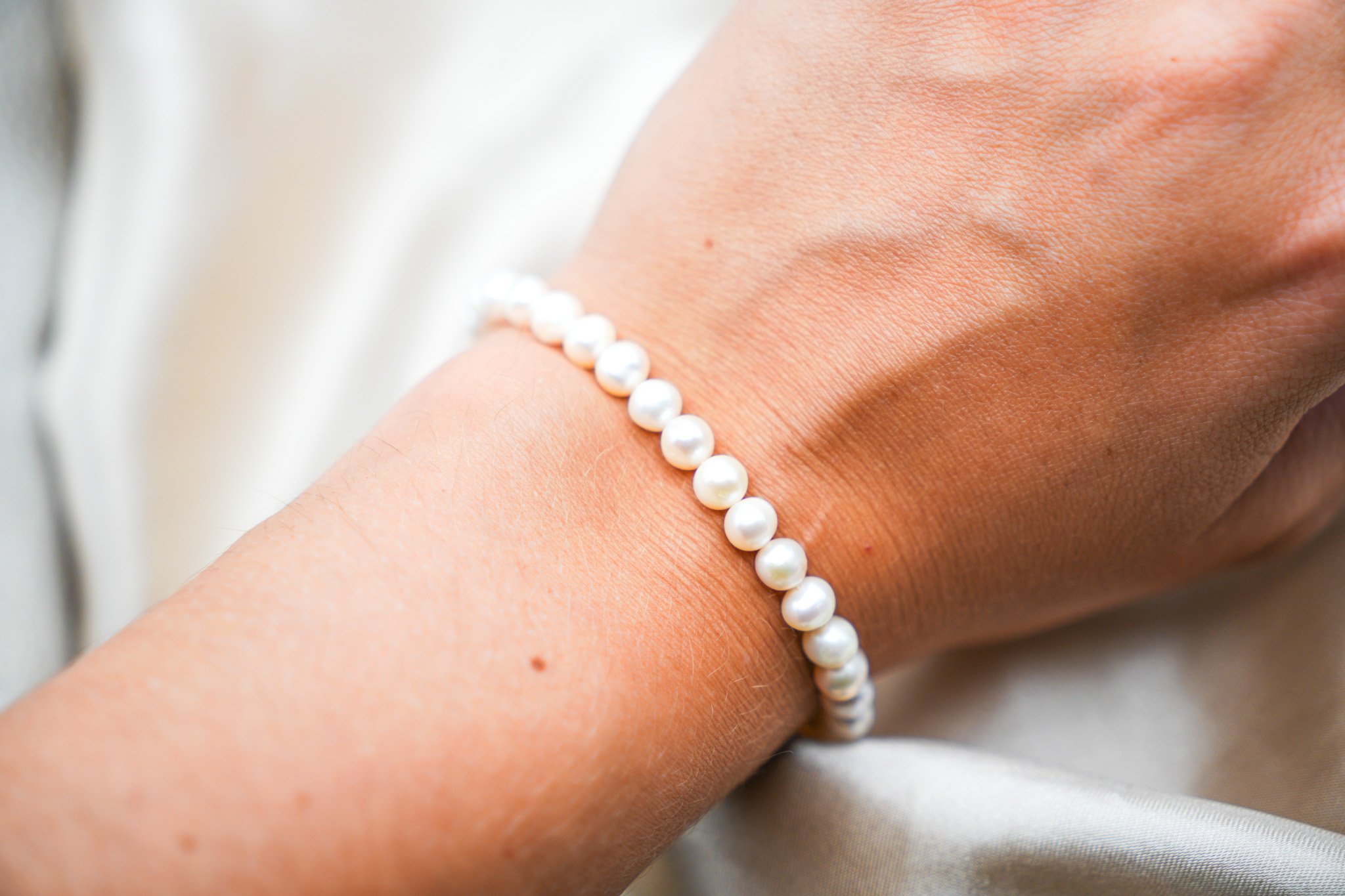 Classic "String of Pearls" Bracelet