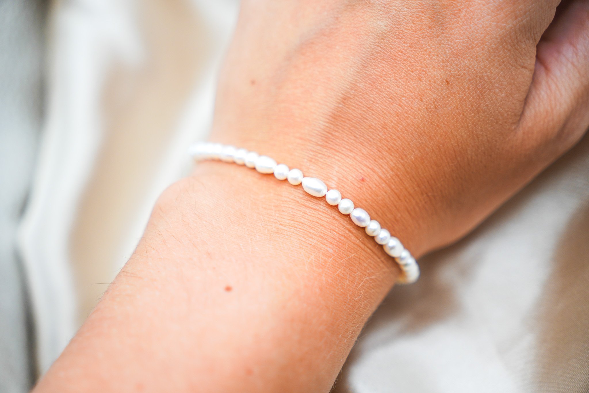 Organic Harmony Pearl Bracelet