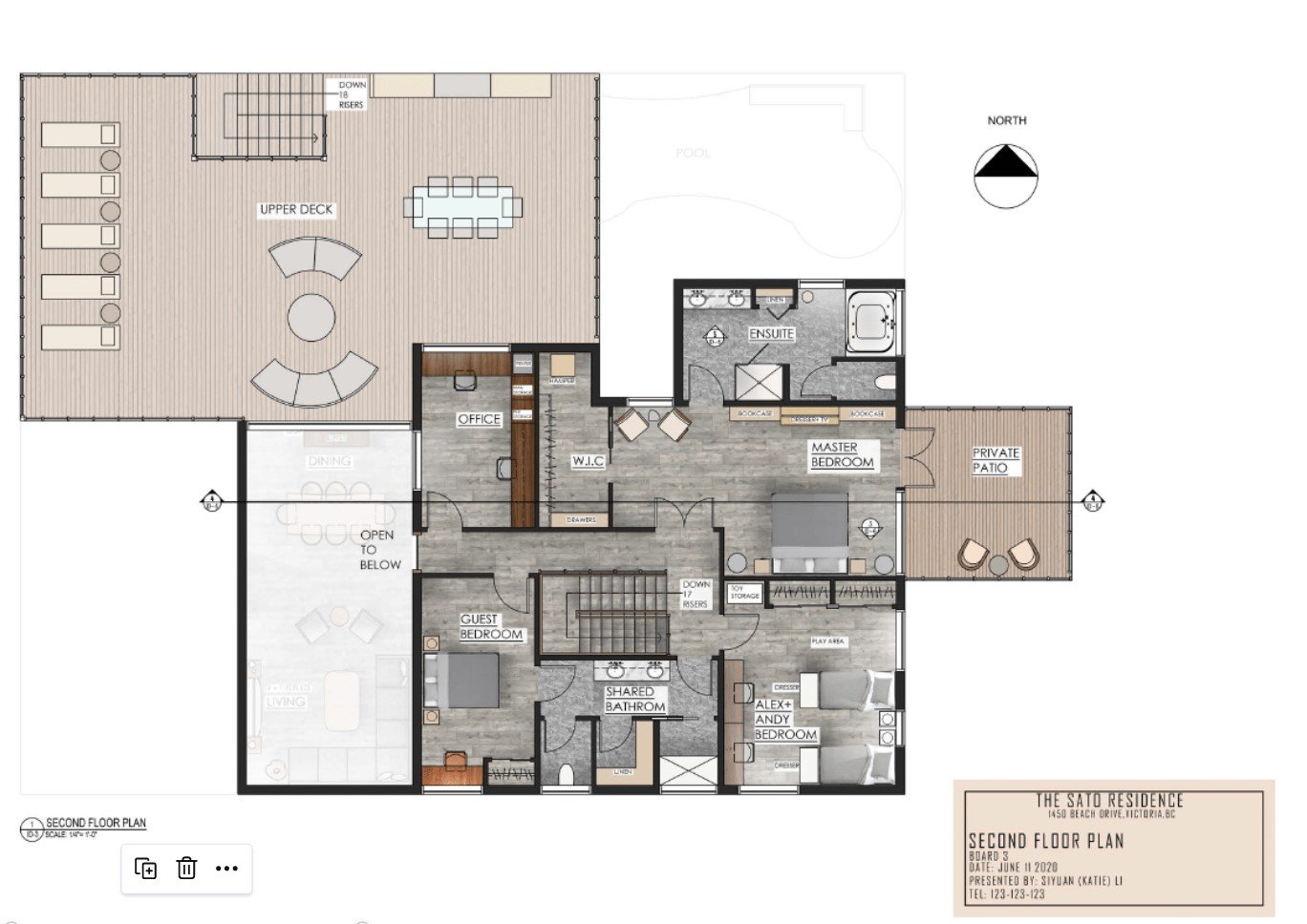Second floor plan