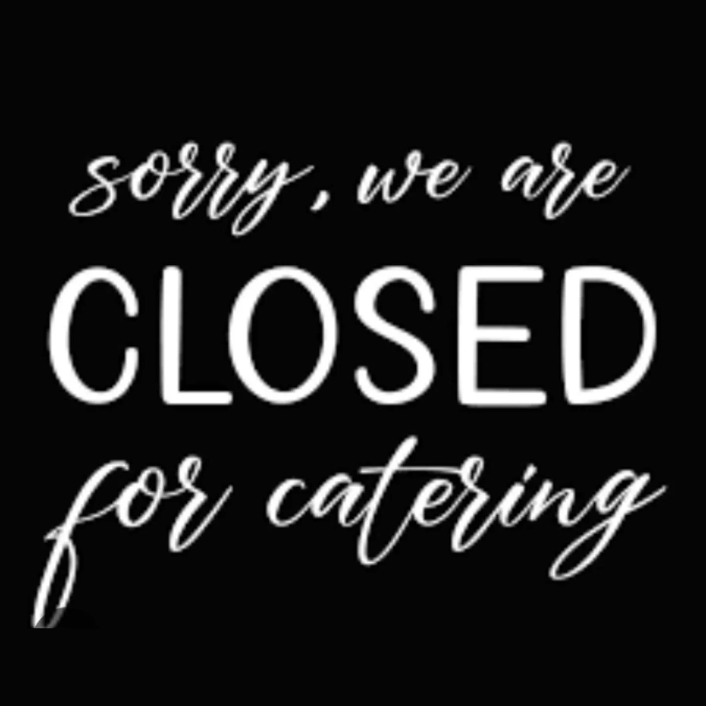 The lunch bar will be closed on Wednesday, but back Thursday🙌