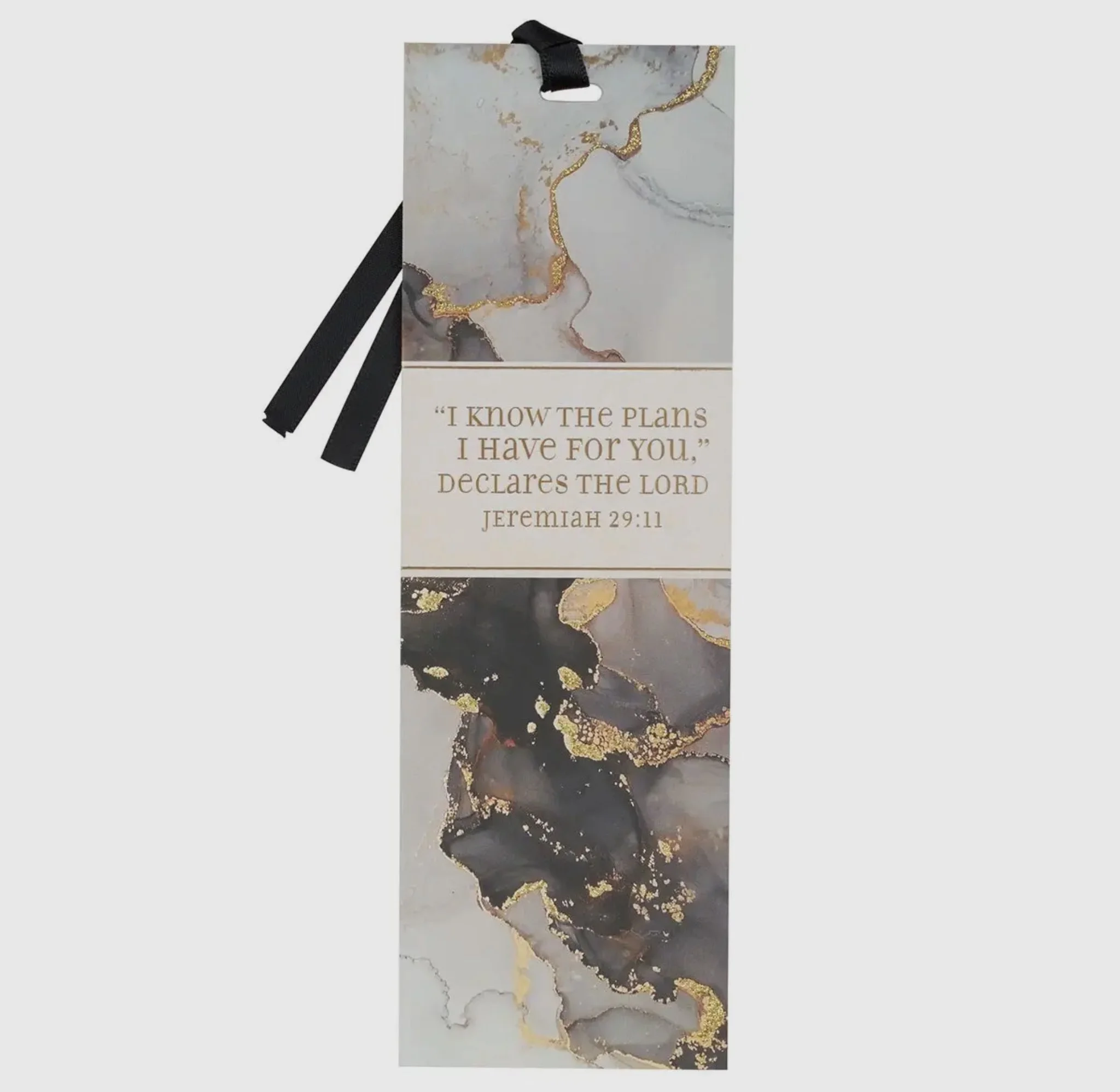 Bookmark Gray Marble I Know The Plans
