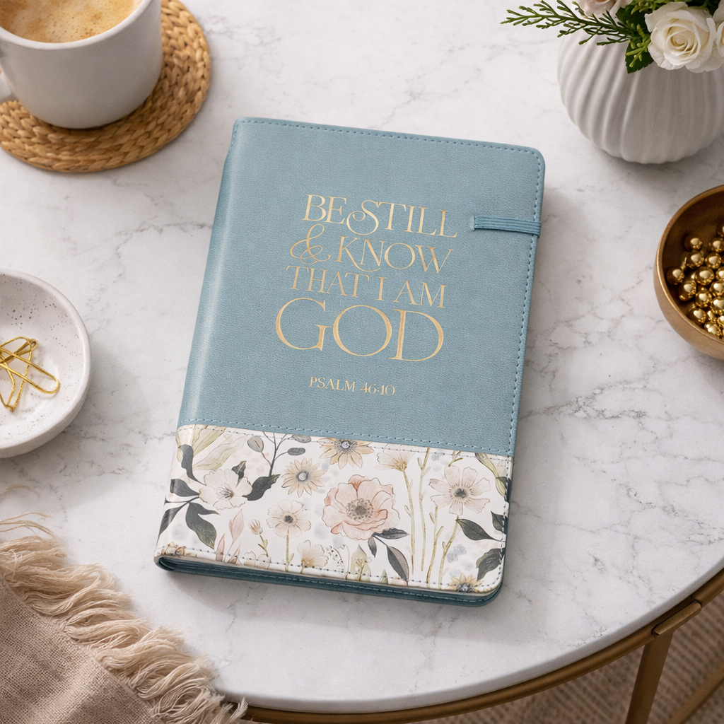 Journal Classic W/Elastic & Pen Holder Be Still Ps. 46:10