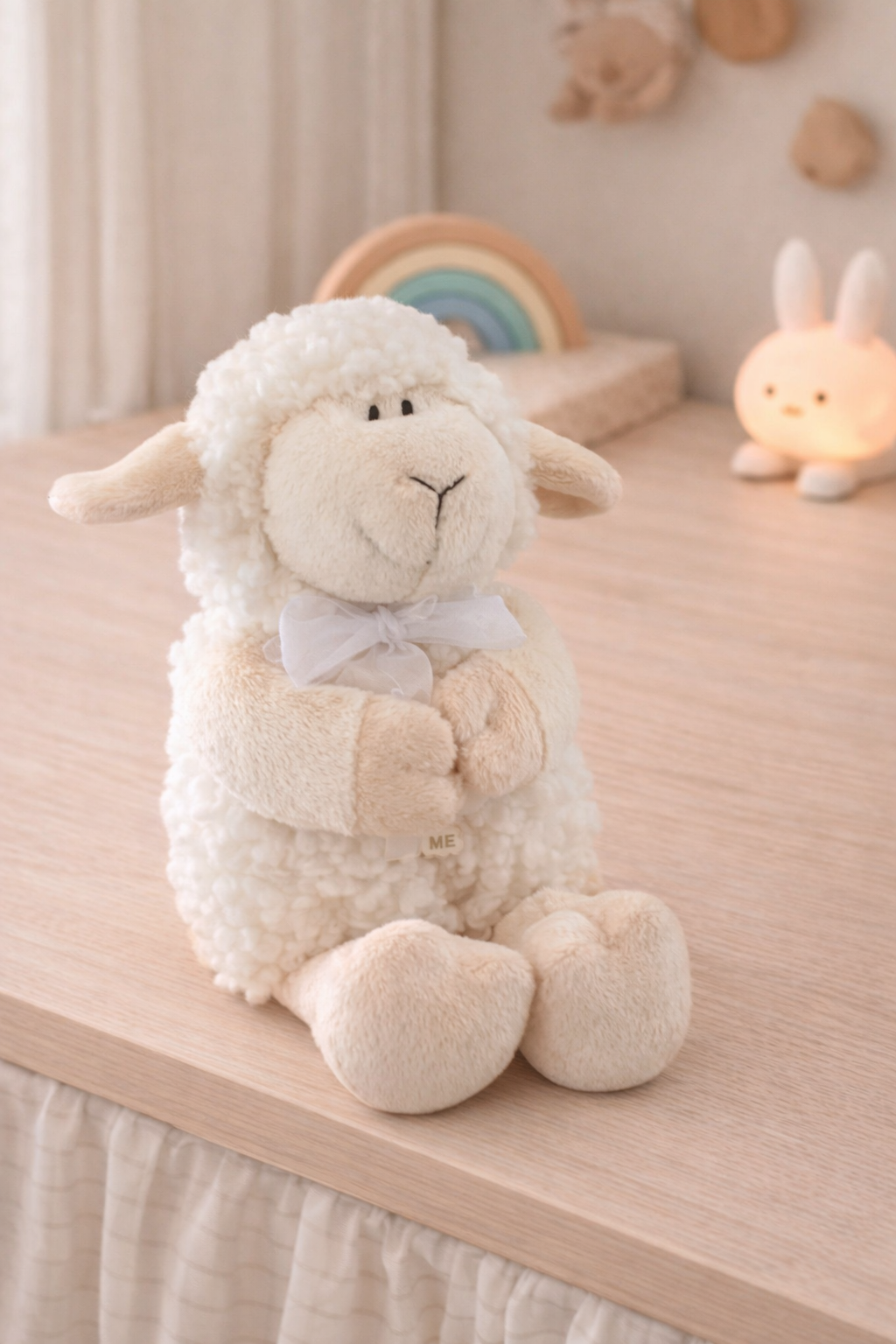 Praying Lamb - Cream