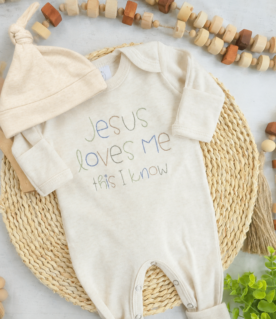 Baby Romper | Jesus Loves Me Baby Boy