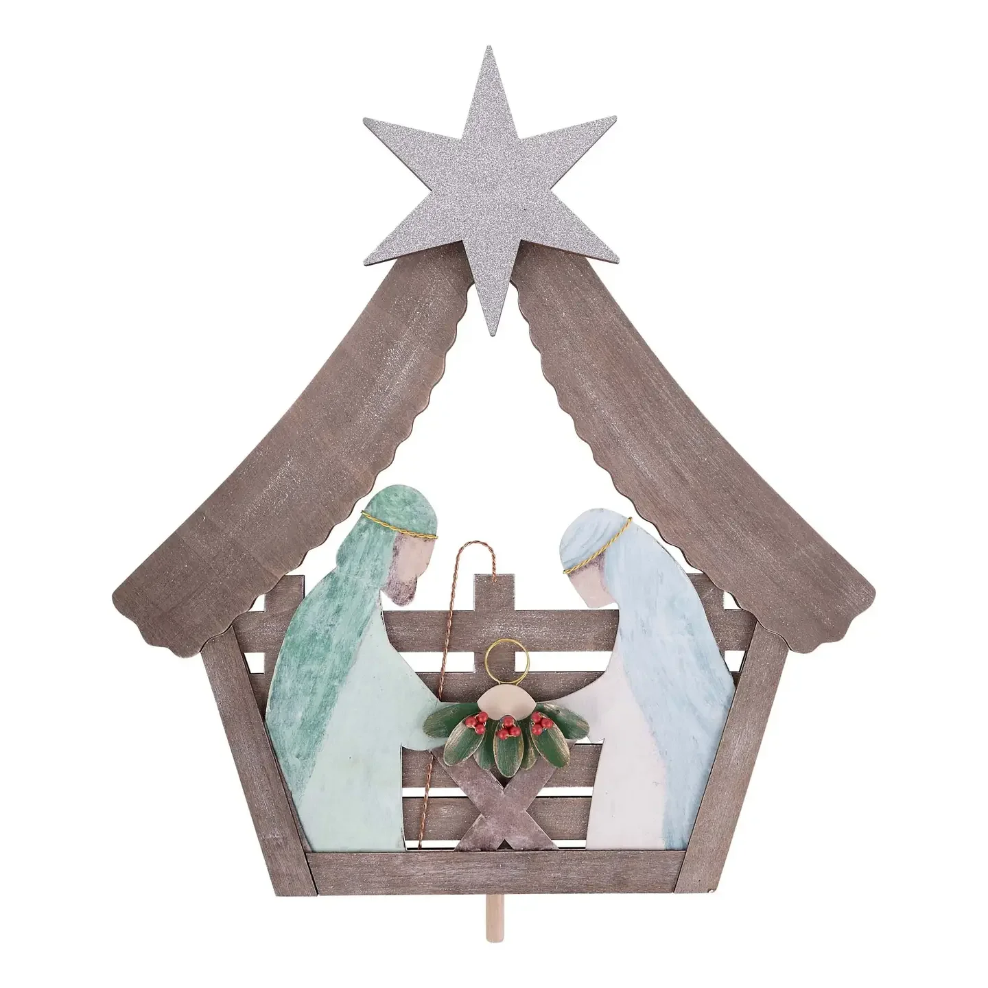 Glory Haus Blessed Manger Topper