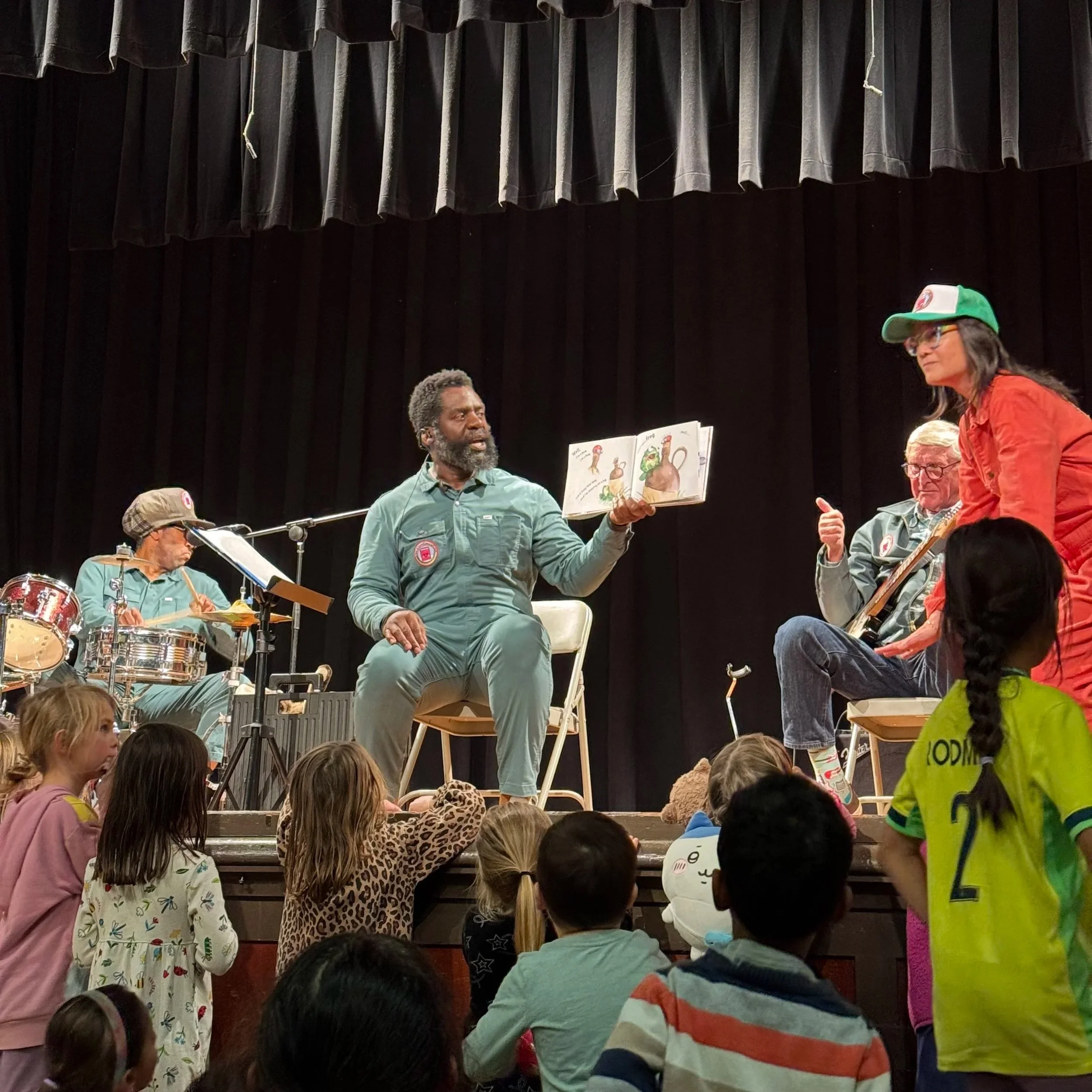 Mr. Michael & the Story Time Band at Literacy Night