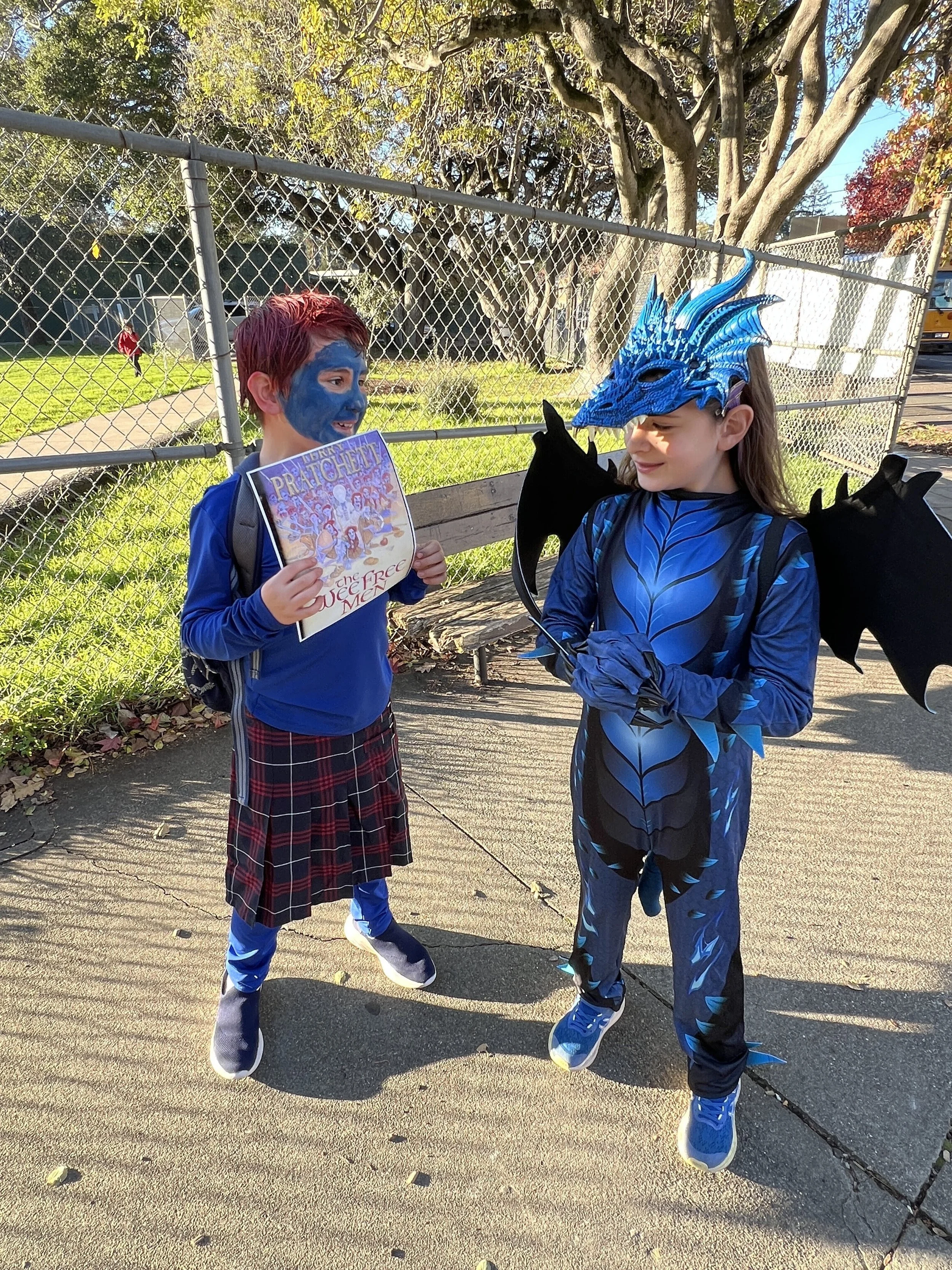 3rd graders on "Dress Like a Book Character Day" during Literacy Week