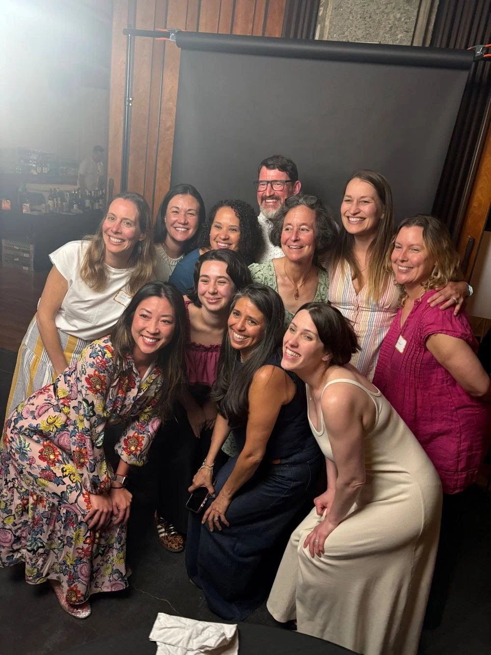 Teachers gather at the Art Night Out
