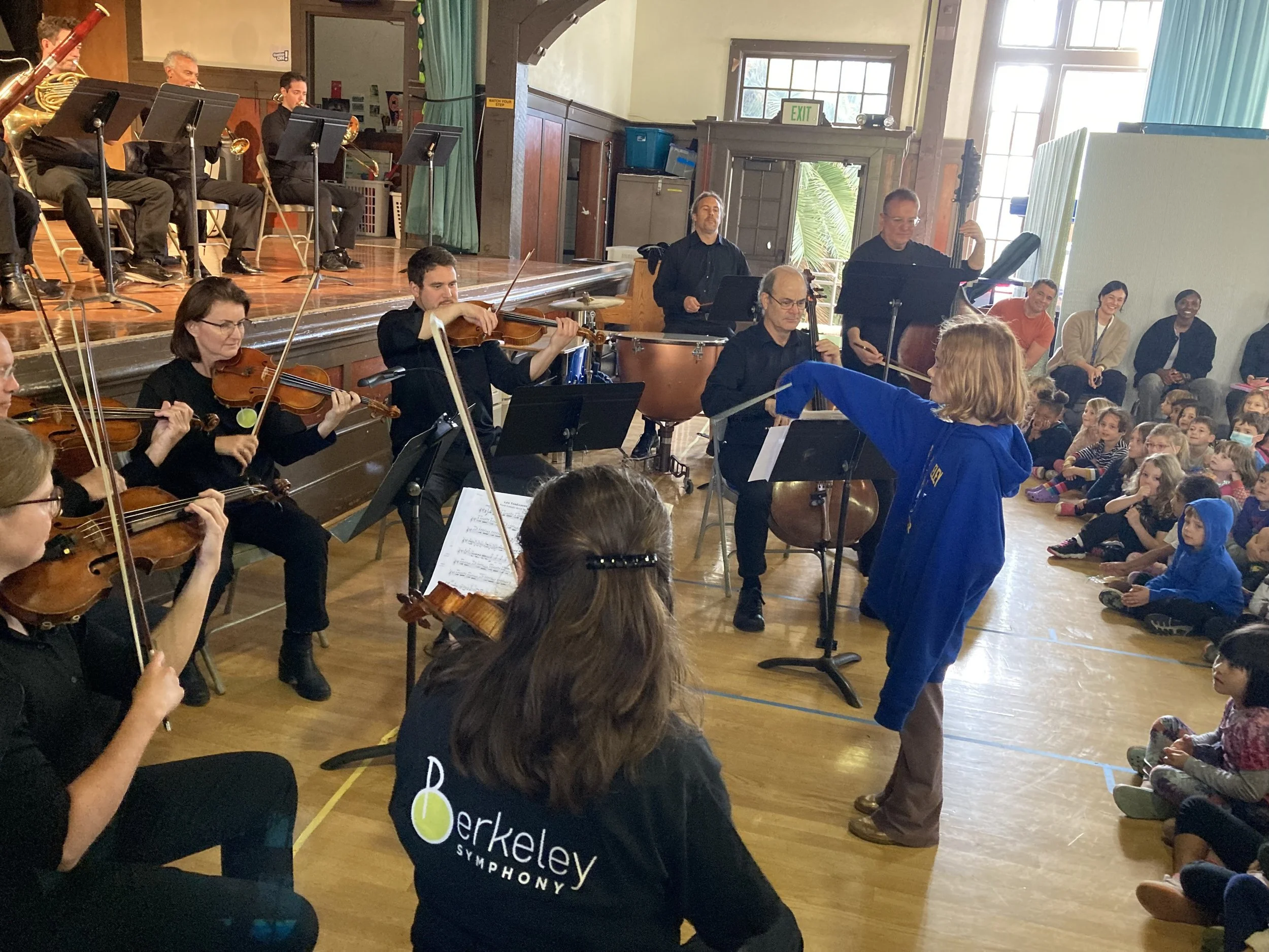 Berkeley Symphony visits for an assembly