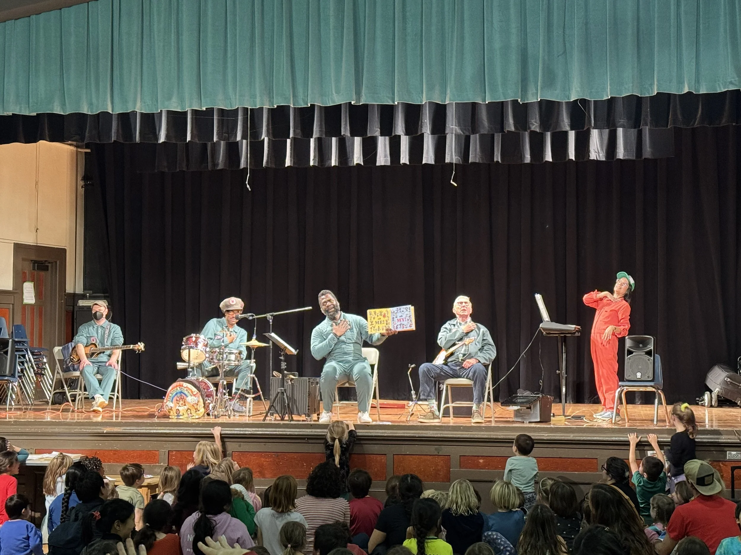 Mr. Michael & the Story Time Band at Literacy Night
