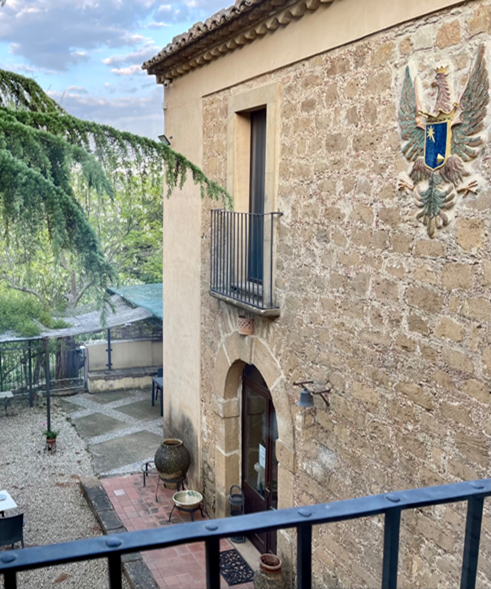 The Trigona Family Crest on the Wall