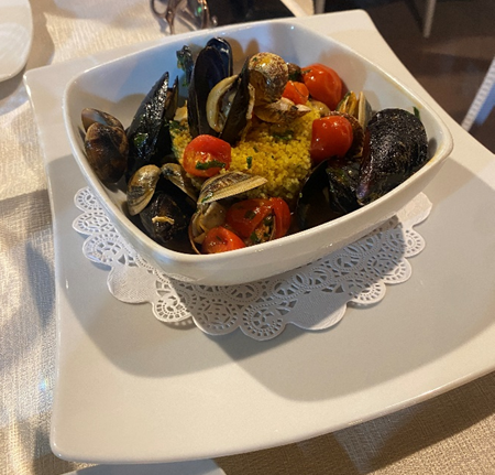 Mussel and clam couscous