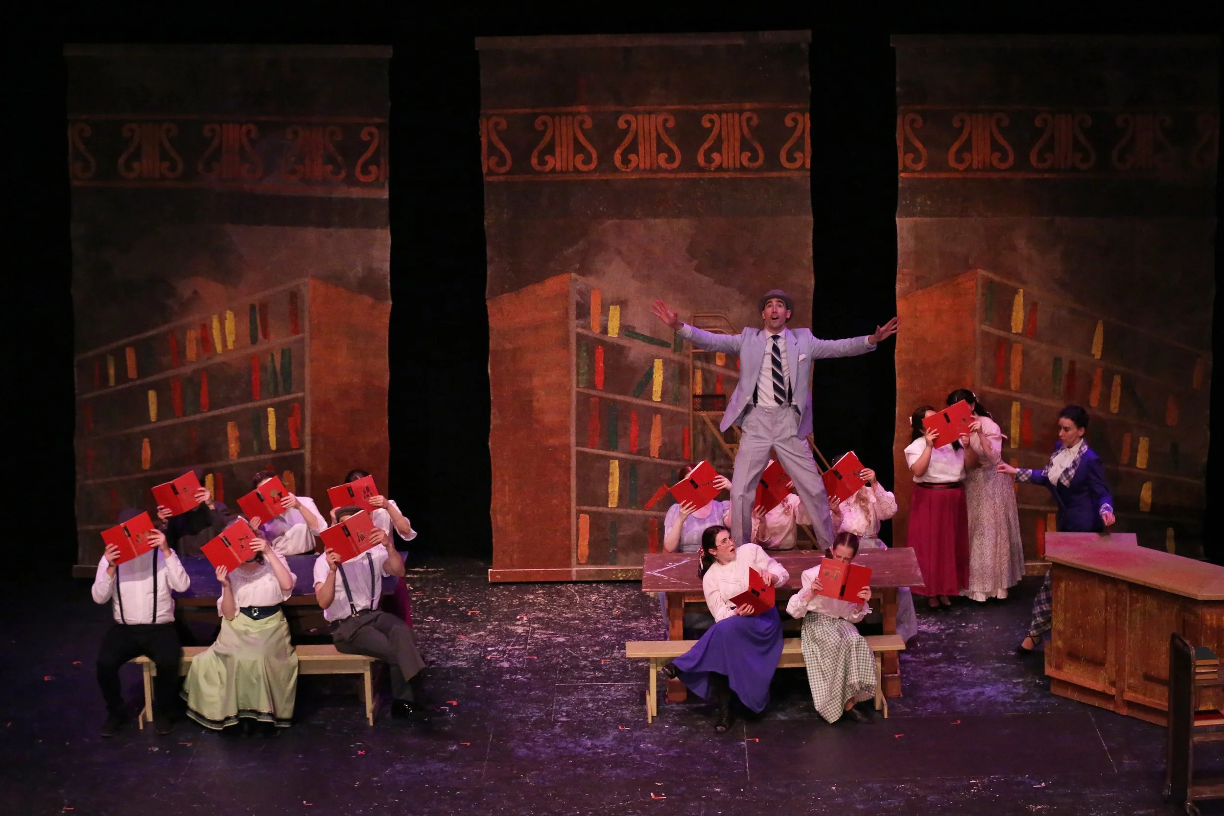 Pictured: The Cast of The Music Man